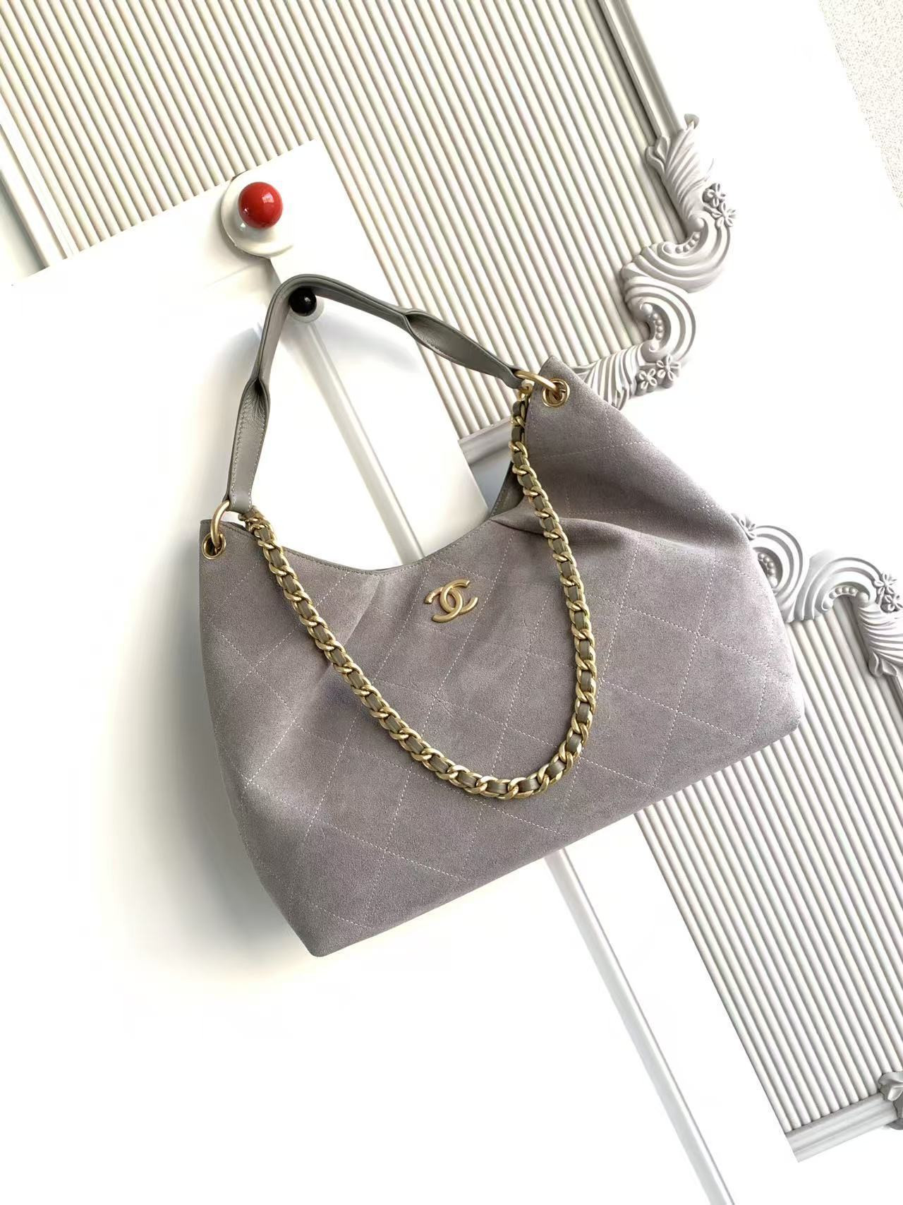 Ch**el hobo bag as5978 29x35x13cm