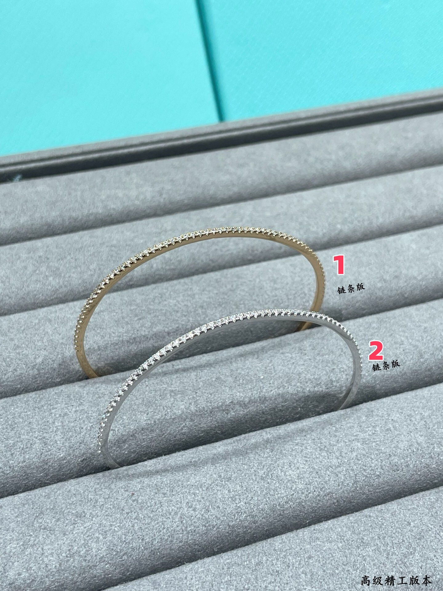 Mes1kaa thin row of d1am0nds bracelet with chain link
