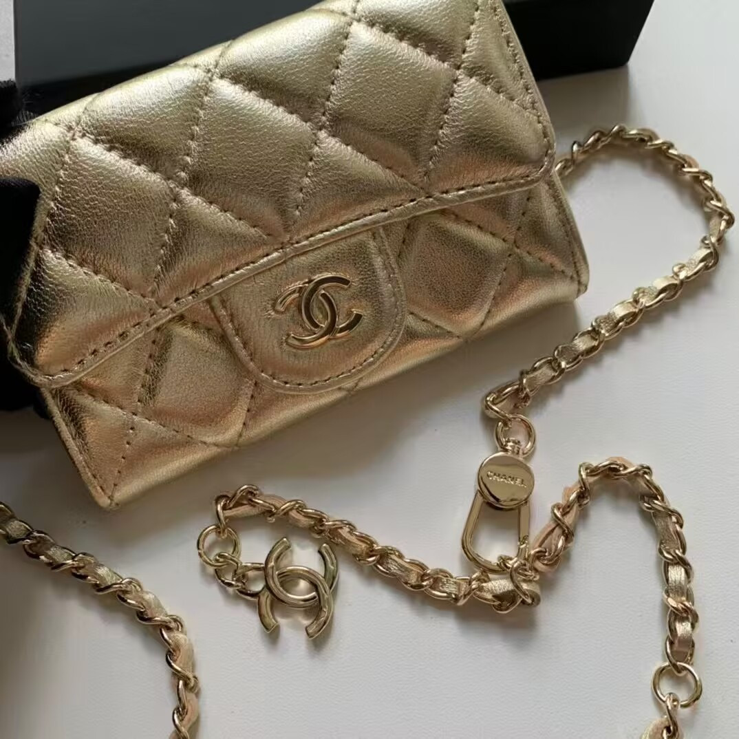 Ch**el Wallet on Chain 11x7.5x2cm
