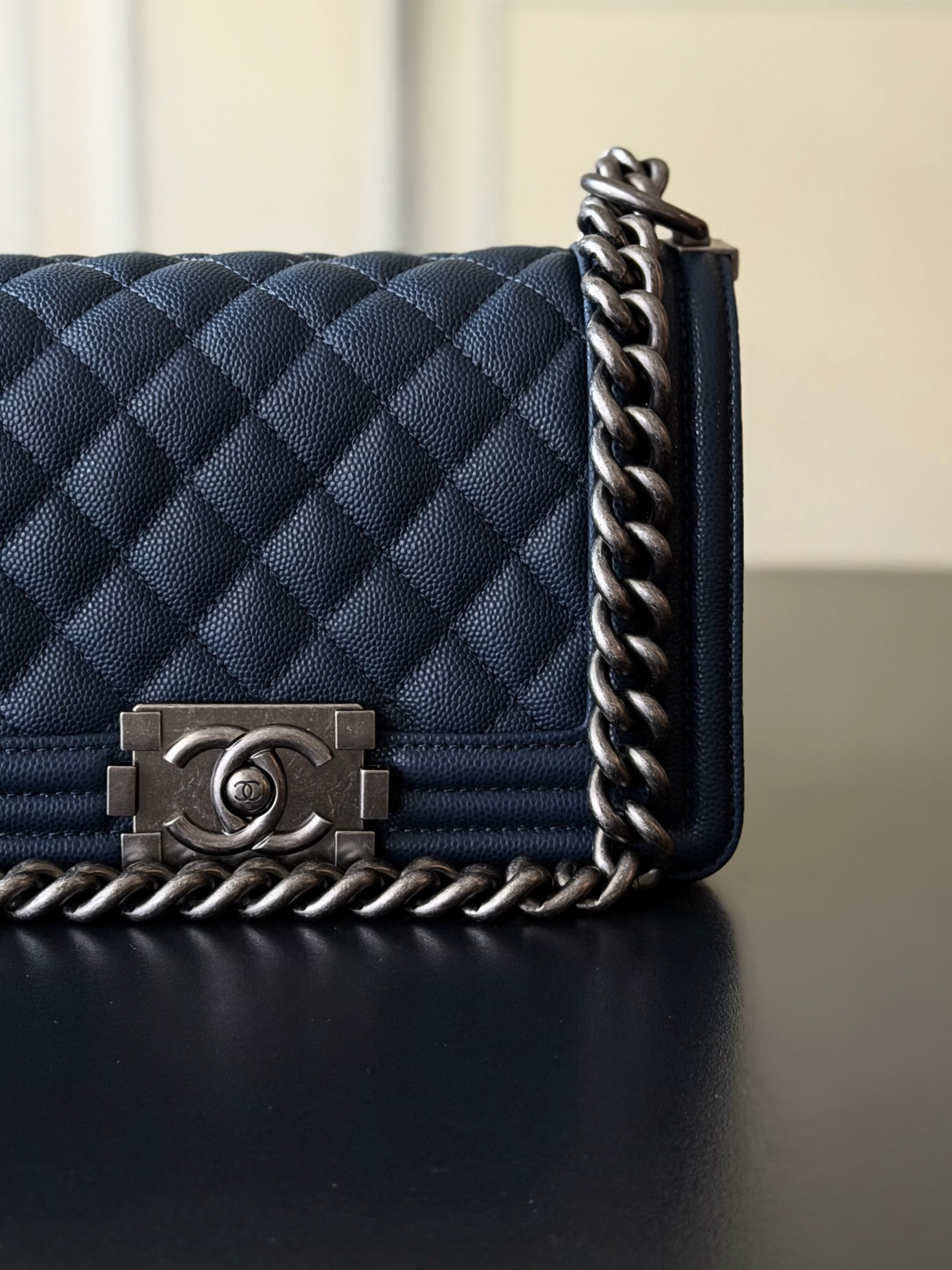 Ch**el boy handbag 12x20x7cm