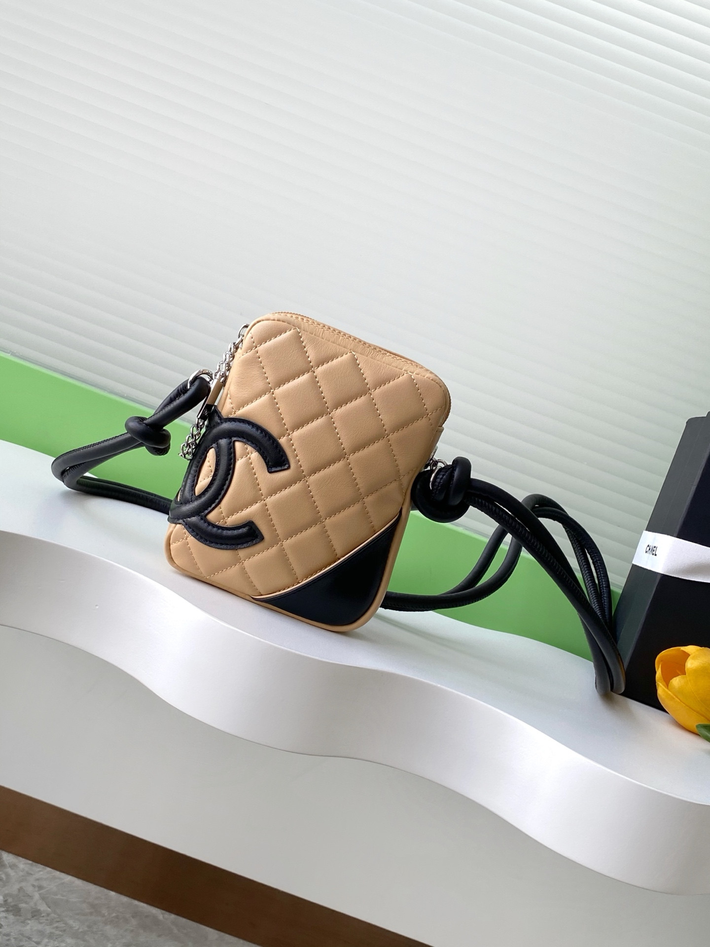 Ch**el cambon line crossbody bag 13x15x3.5cm