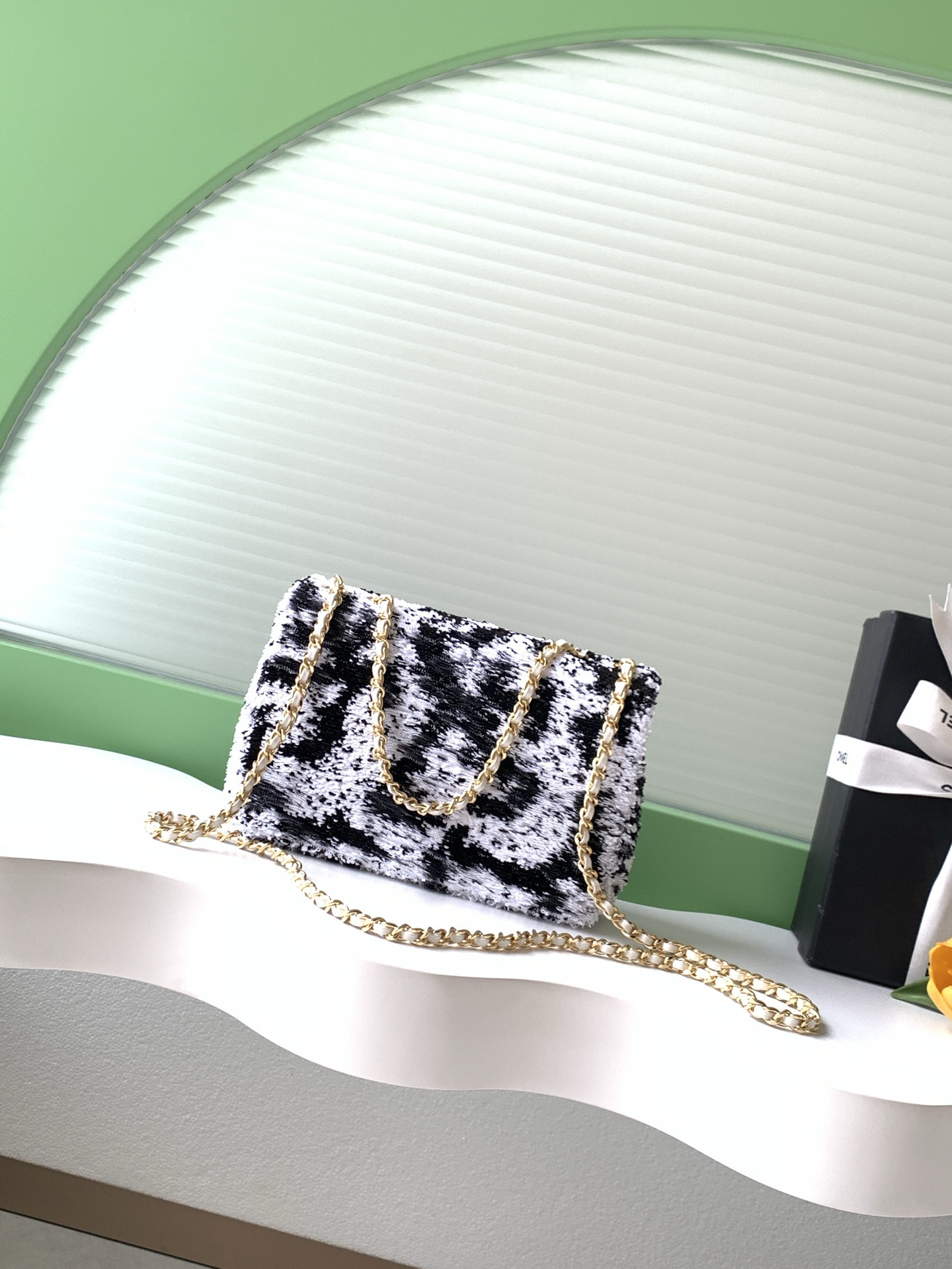 Ch**el flap bag as4418 14x21x8cm