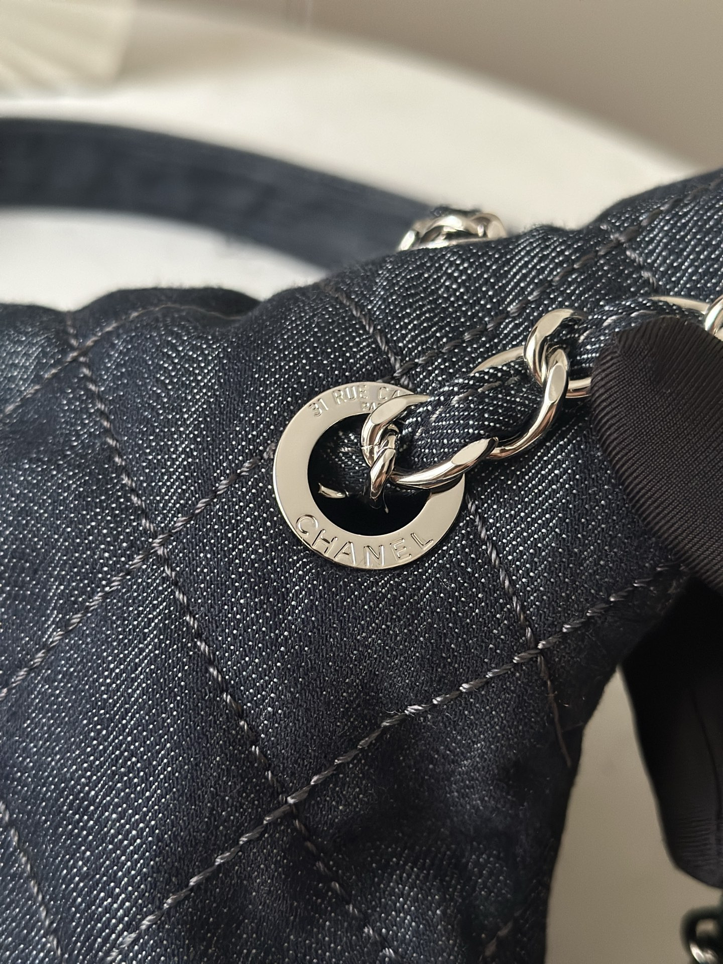 Ch**el flap bag 34x22x10cm