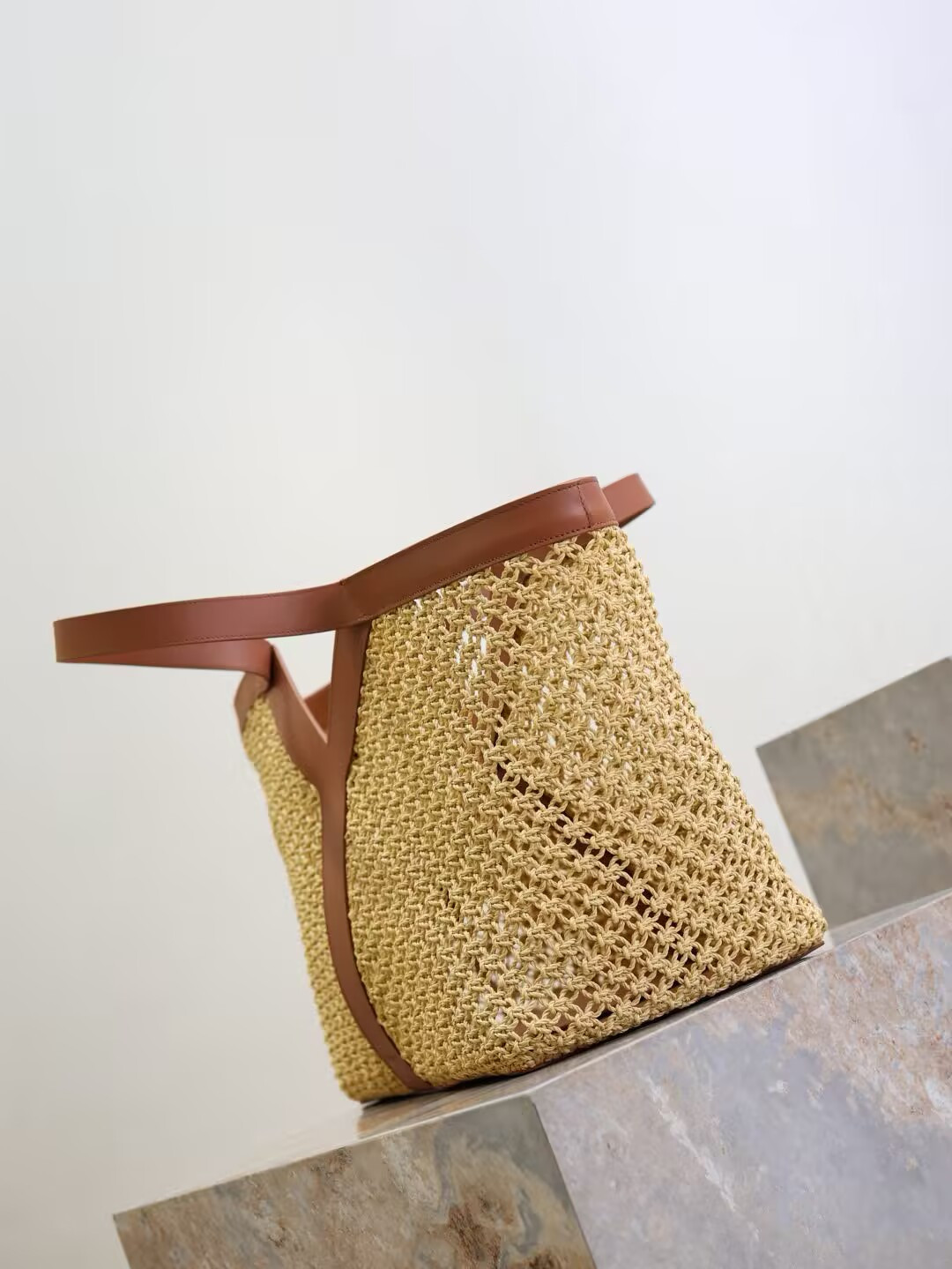 Y51 y-shaped raffia tote bag 50x33x16cm