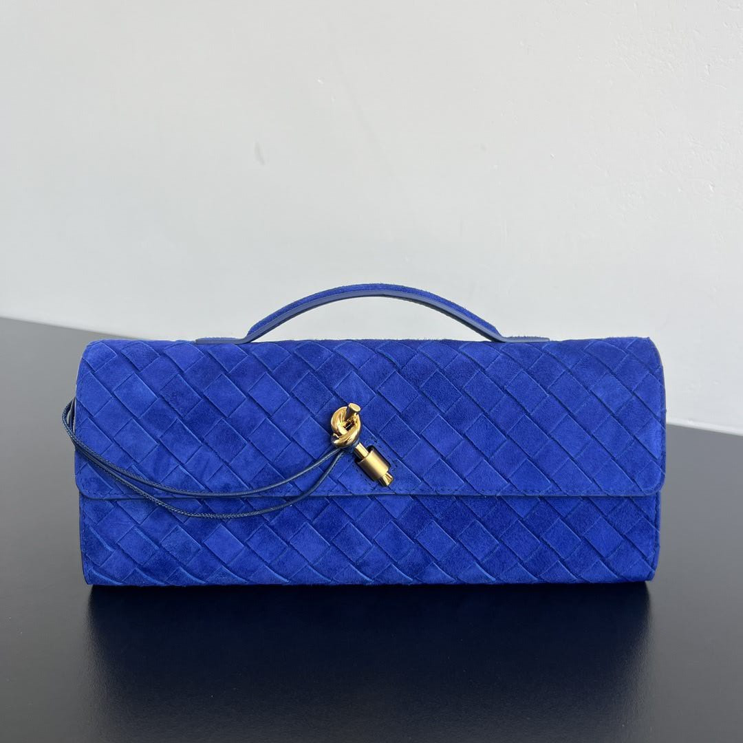 b0tte*a Ven*ta long clutch andiamo with handle fondant 31x13x3cm