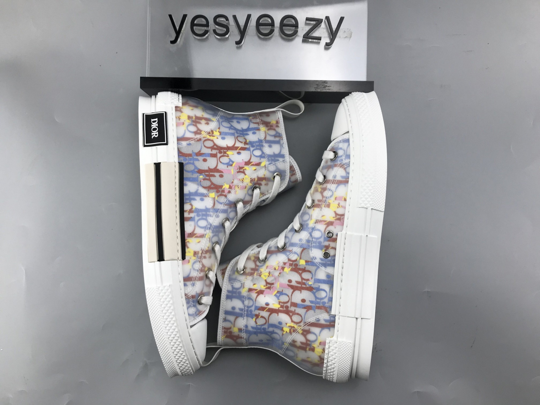 ua D10r b23 high top multicolor oblique