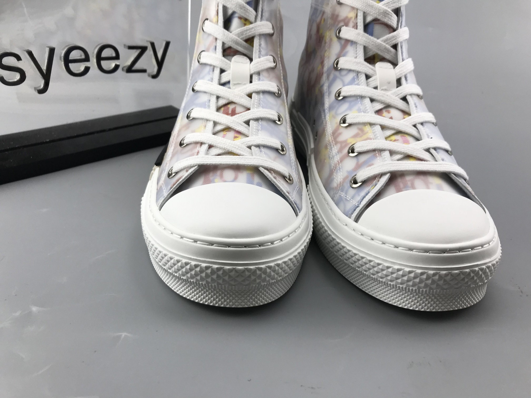 ua D10r b23 high top multicolor oblique