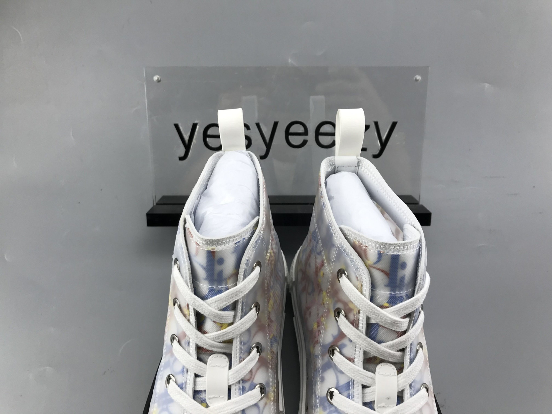 ua D10r b23 high top multicolor oblique