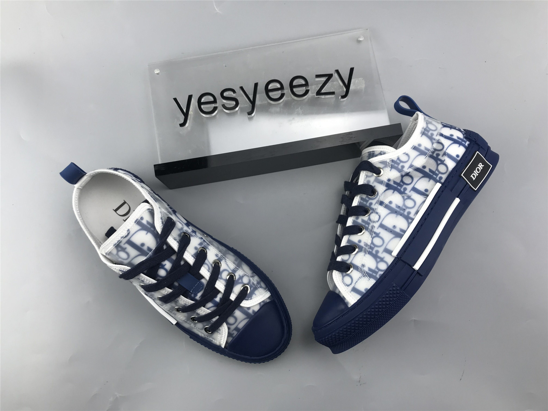 ua D10r b23 low top blue oblique