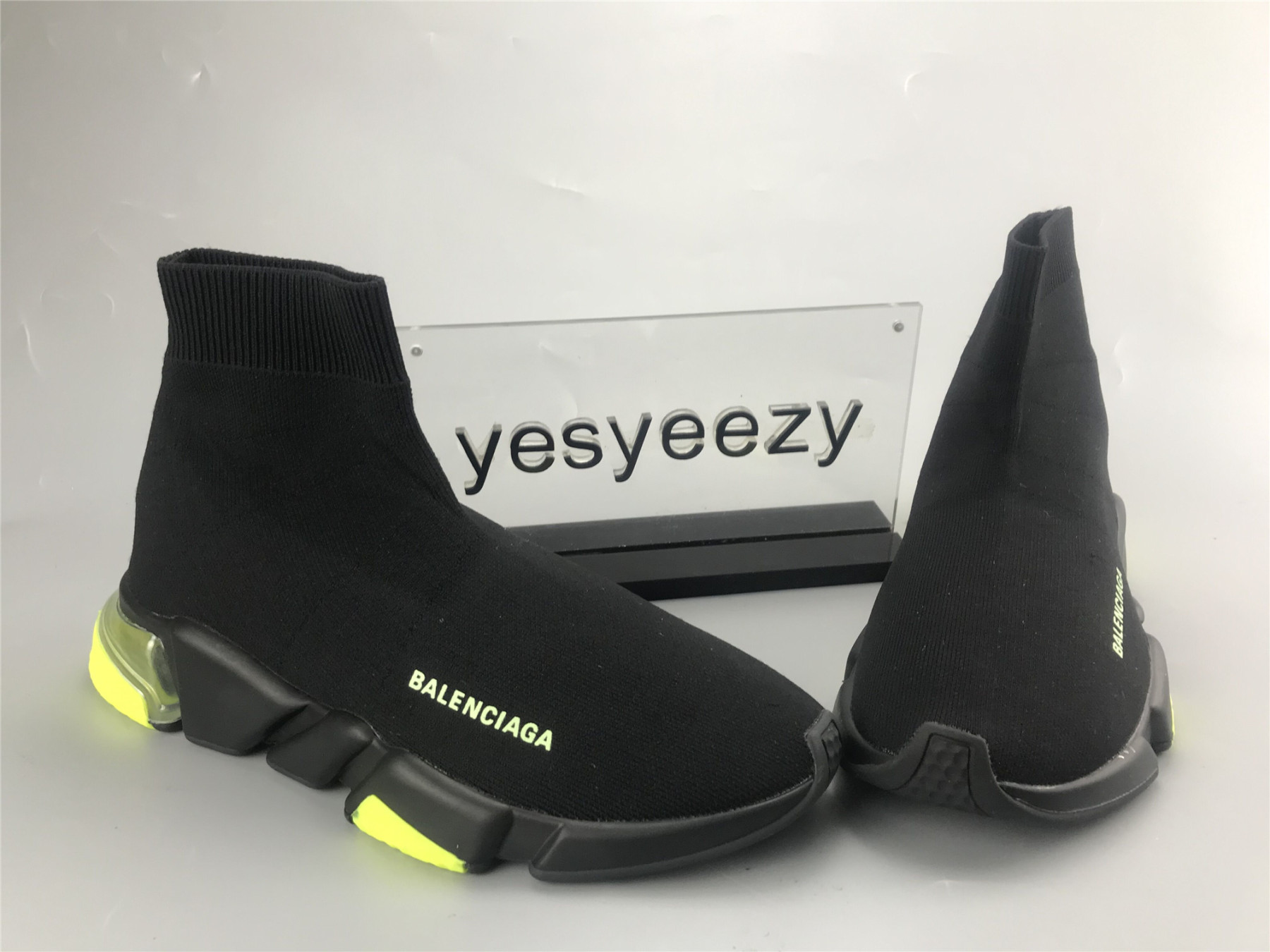 UA SPEED TRAINERS CLEARSOLE YELLOW FLUO