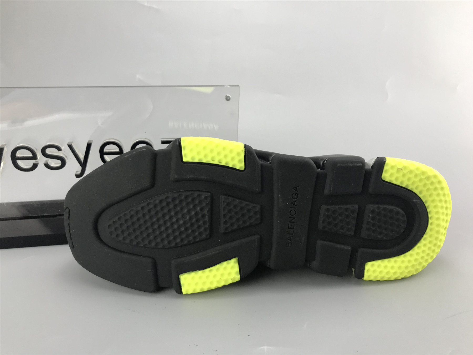 UA SPEED TRAINERS CLEARSOLE YELLOW FLUO