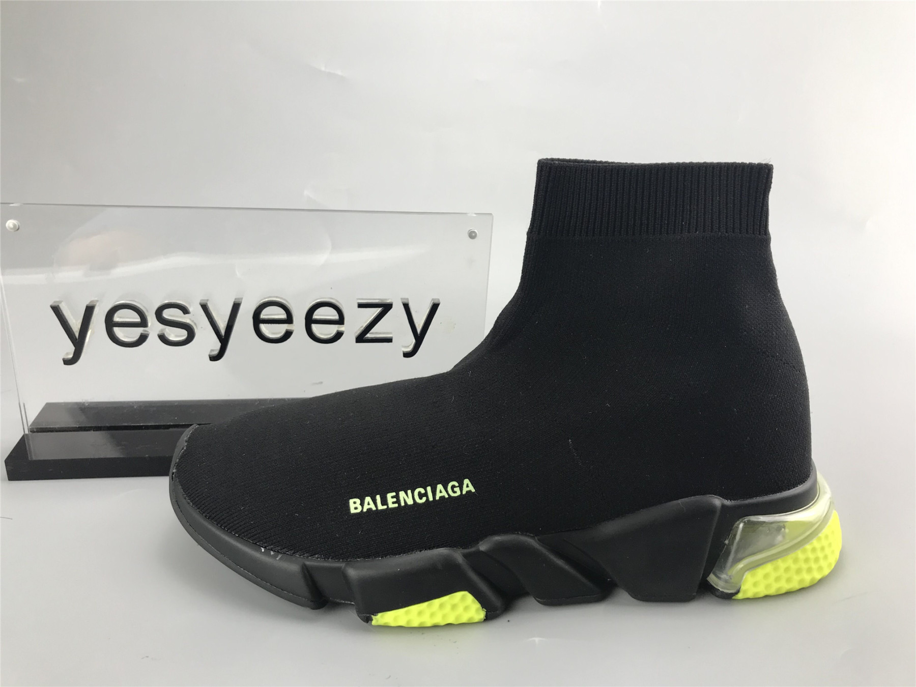 UA SPEED TRAINERS CLEARSOLE YELLOW FLUO