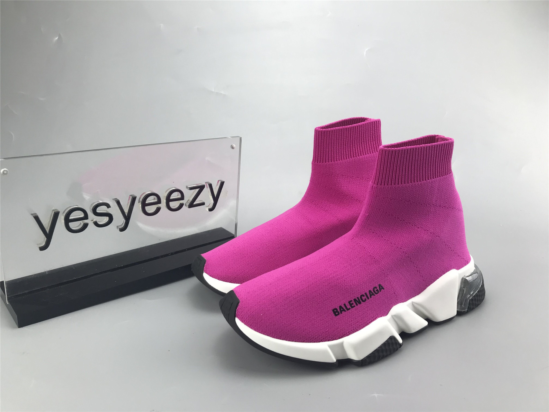 UA SPEED TRAINERS CLEARSOLE ROSE