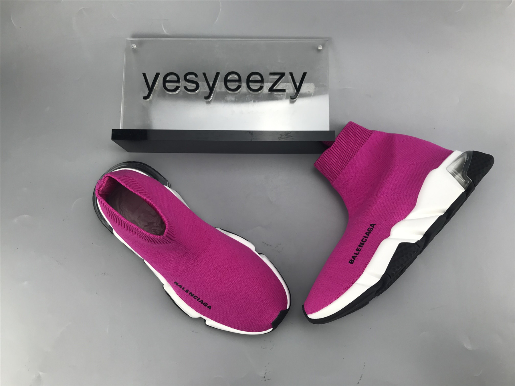 UA SPEED TRAINERS CLEARSOLE ROSE