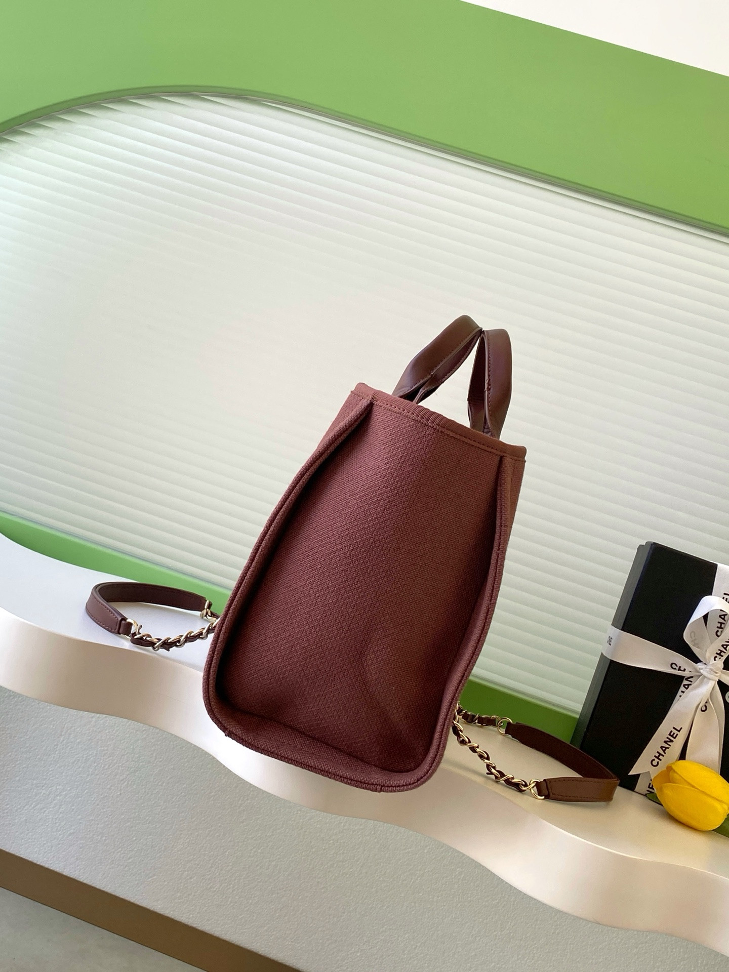 Ch**el deauville tote shopping bag 33x22x13cm