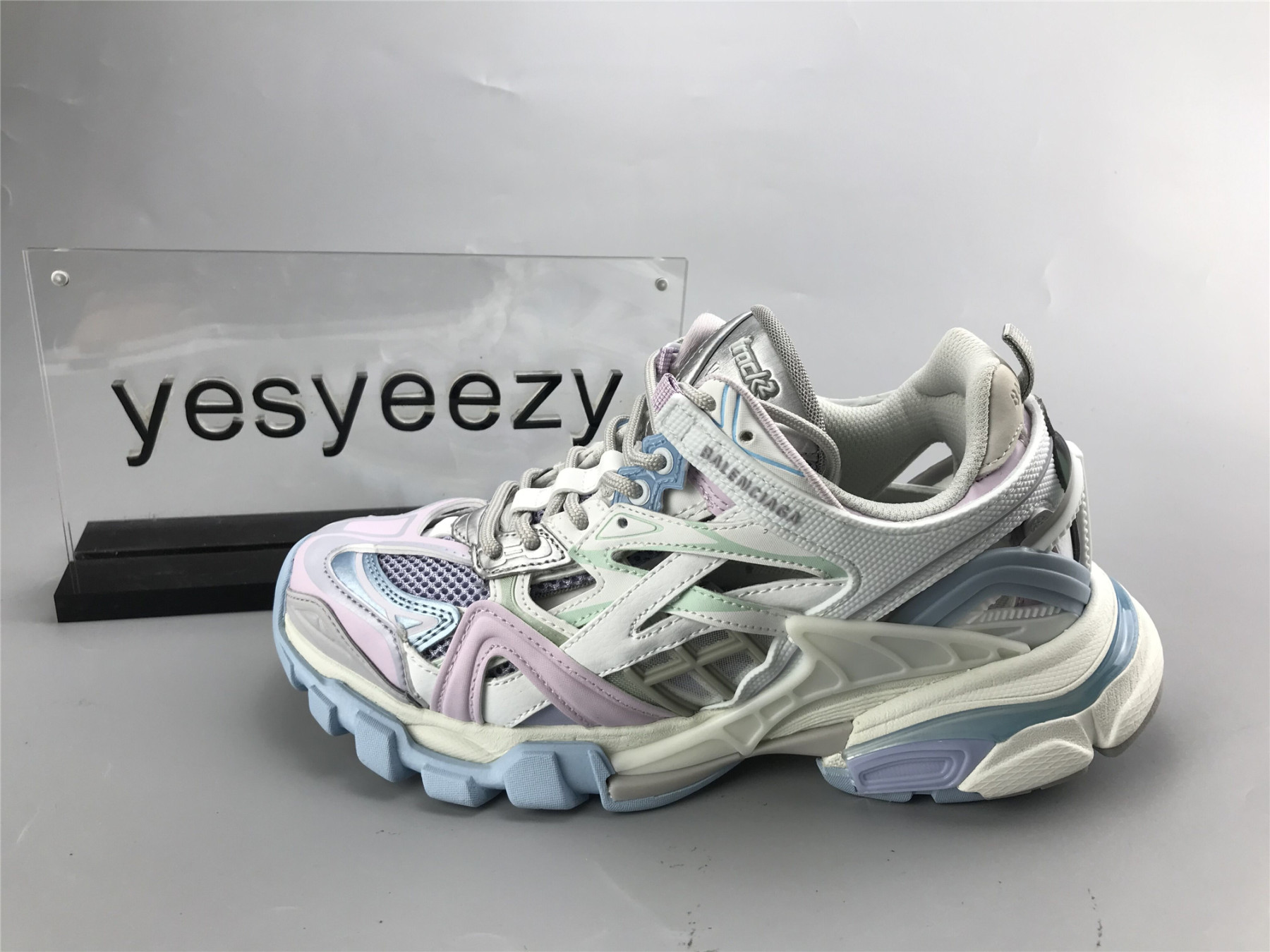 UA TRACK 2 TRAINER WHITE LIGHT BLUE