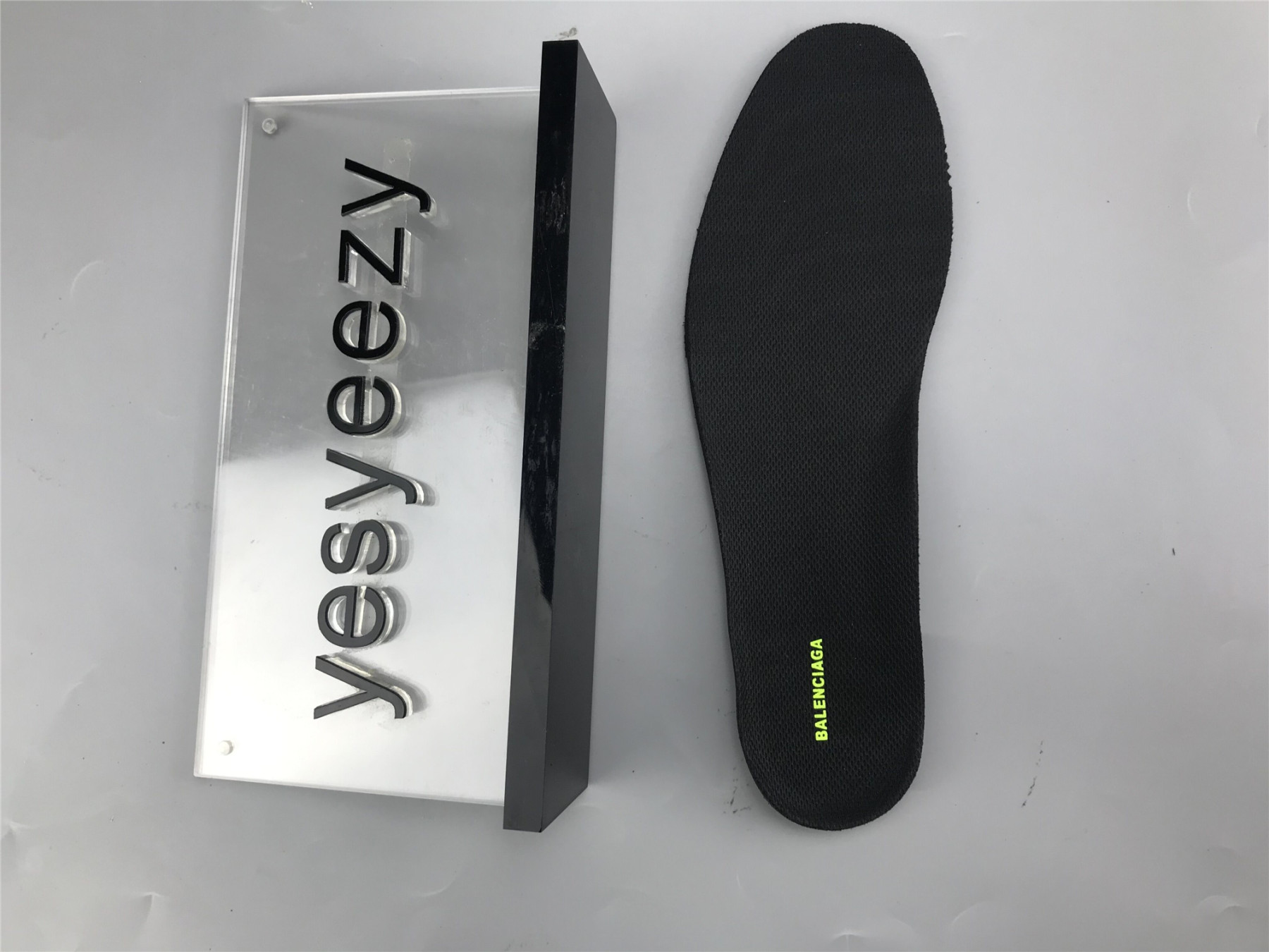 UA TRIPLE S LETTER FLUORESCENT YELLOW