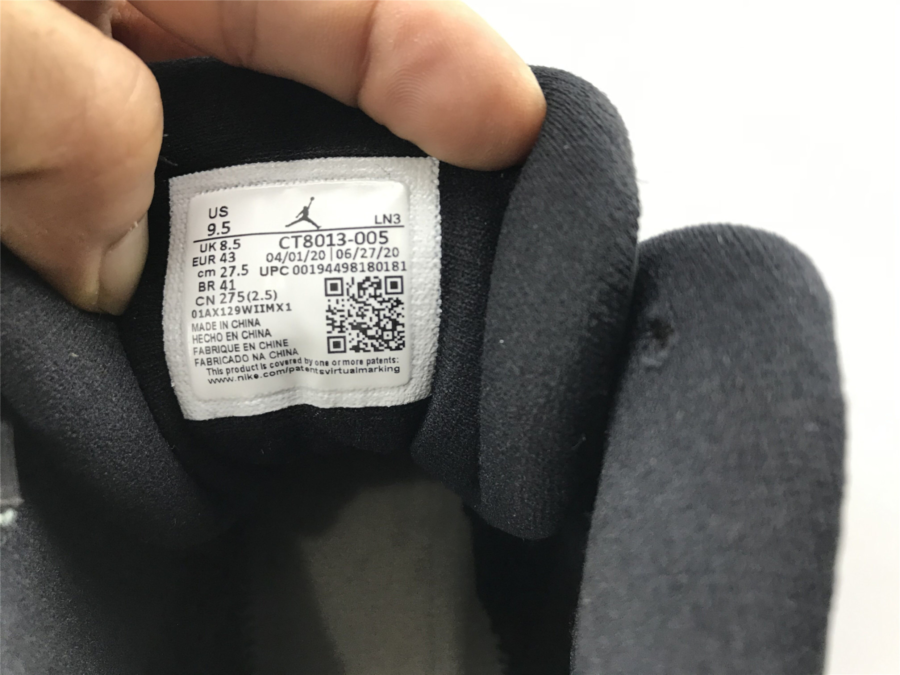 UA AIR JORDAN 12 "DARK CONCORD"