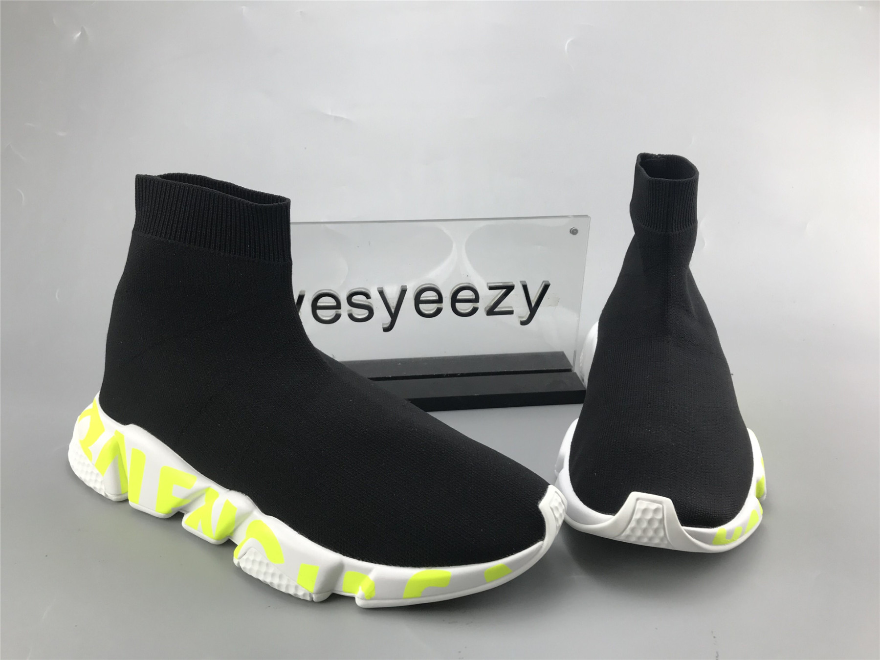 UA GRAFFITI SPEED SNEAKER FLUORESCENT VERT