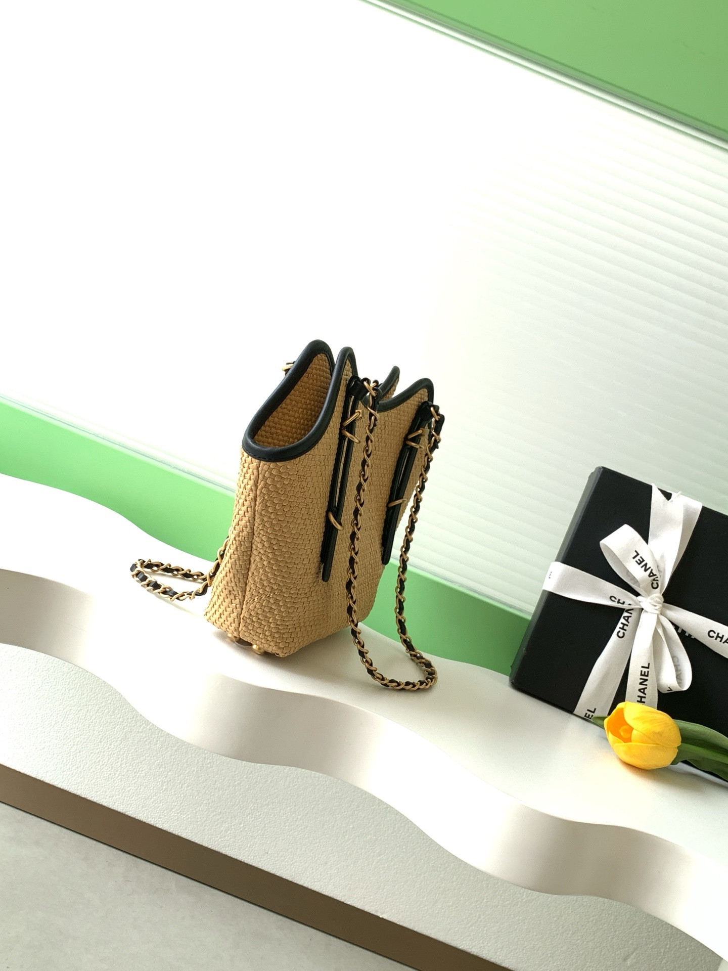 Ch**el shopping bag as6015 20x28x7cm