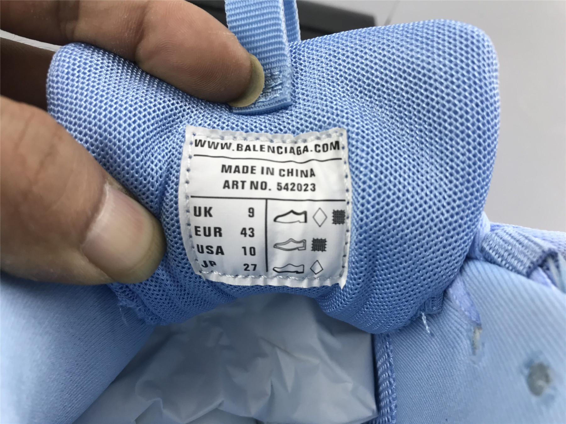 UA TRACK TRAINER LIGHT BLUE