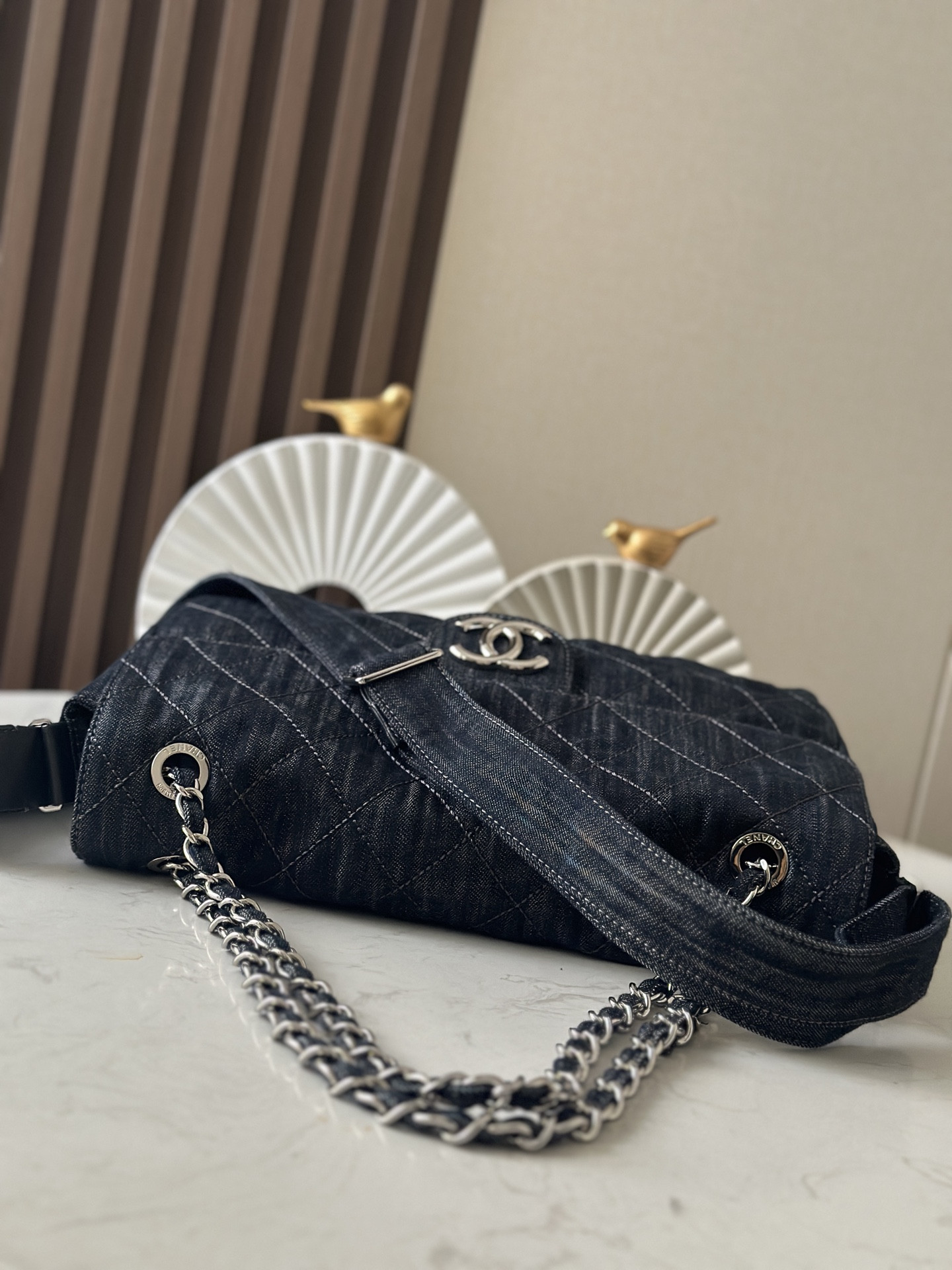 Ch**el flap bag 34x22x10cm