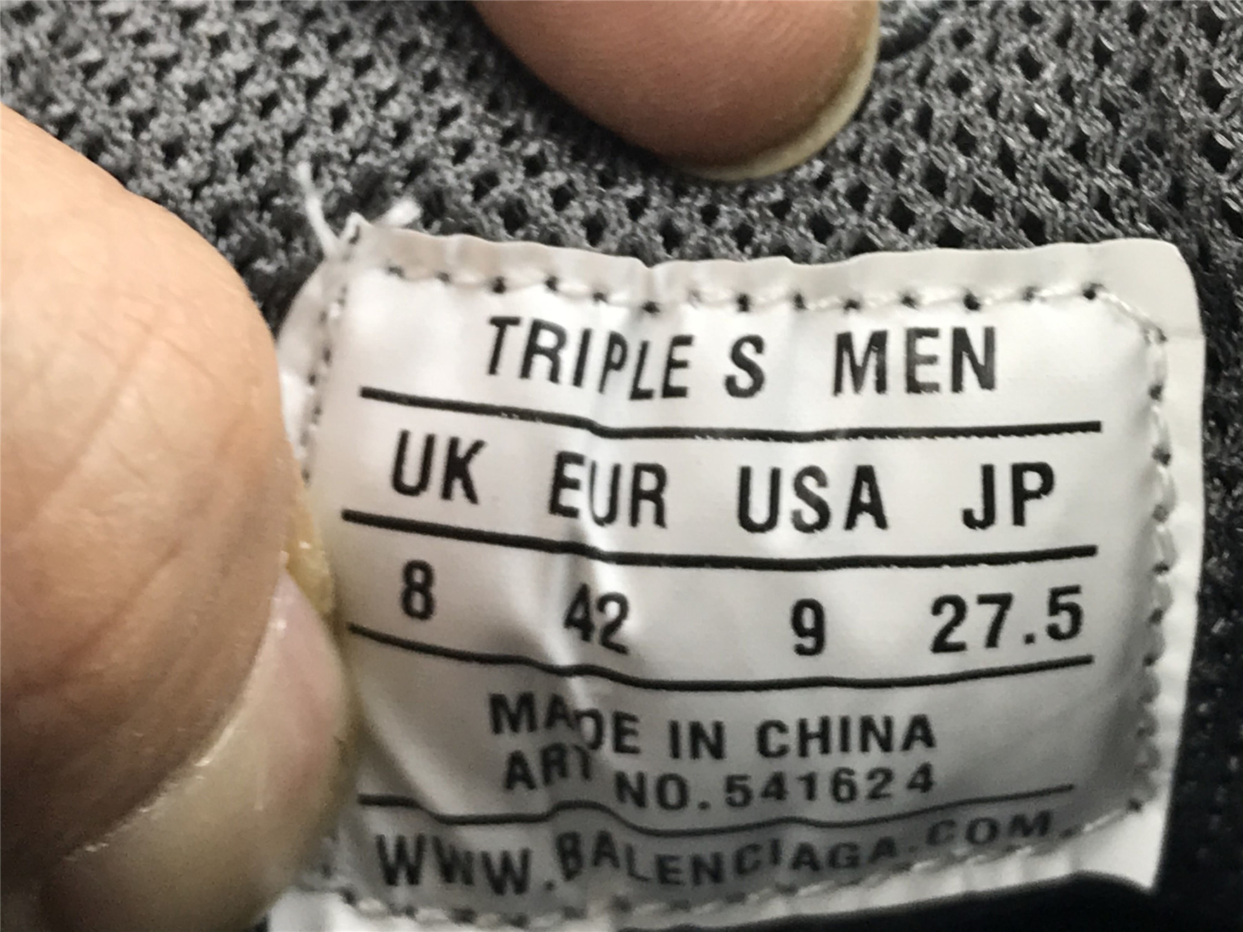 UA TRIPLE S CLEAR SOLE SNEAKER BLACK ASH