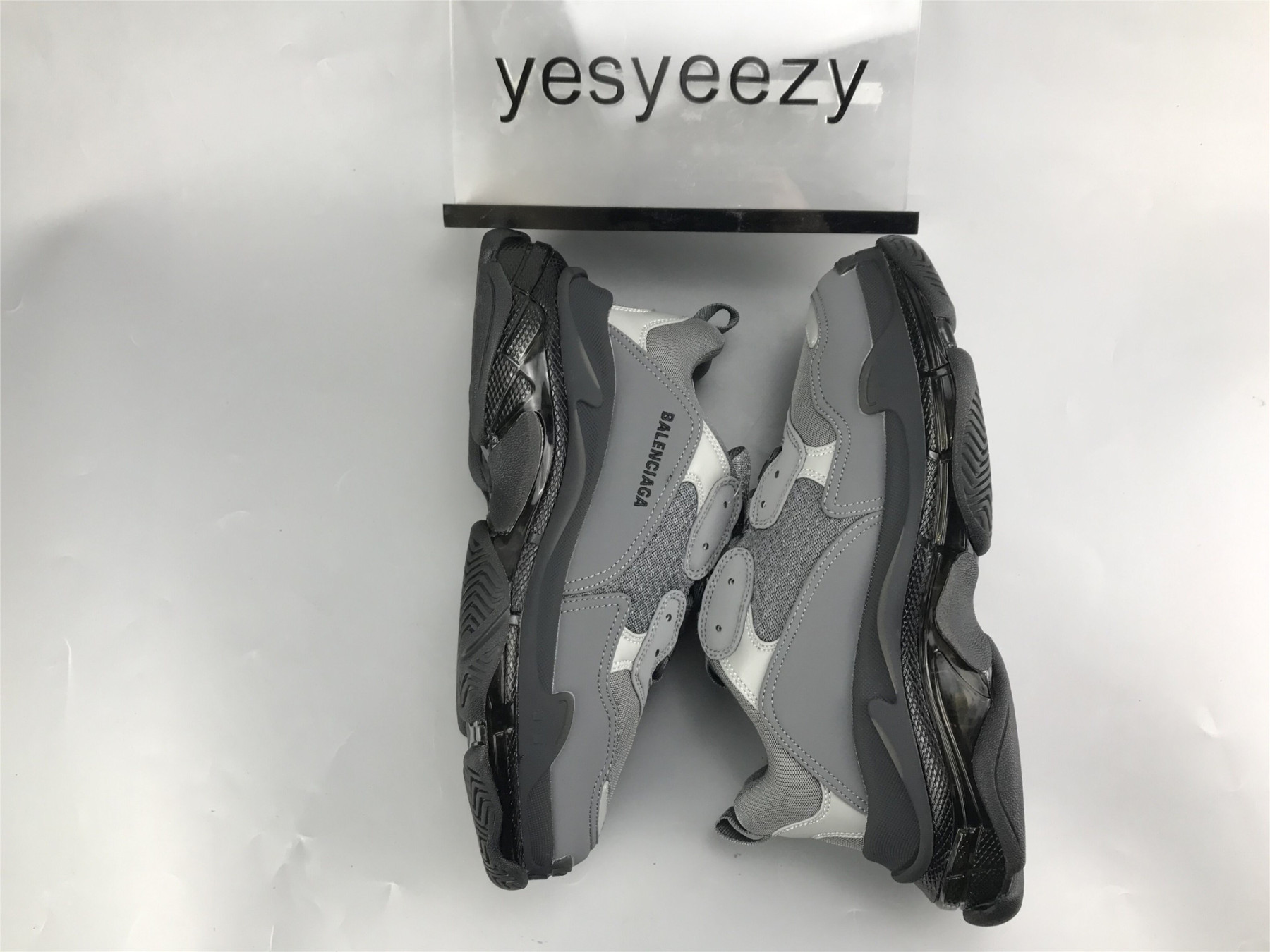 UA TRIPLE S CLEAR SOLE SNEAKER BLACK ASH