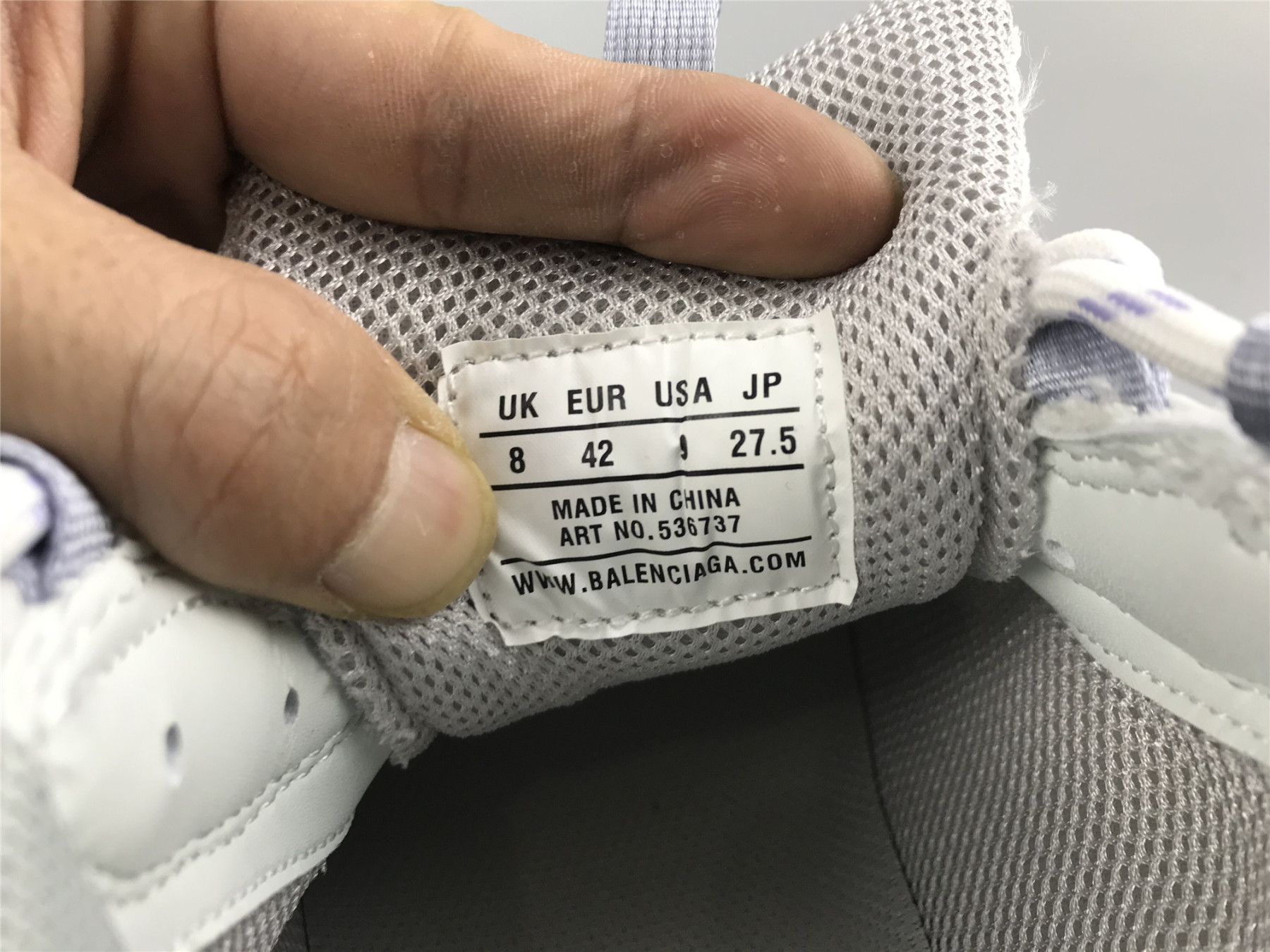 UA TRIPLE S SNEAKER MAKARON