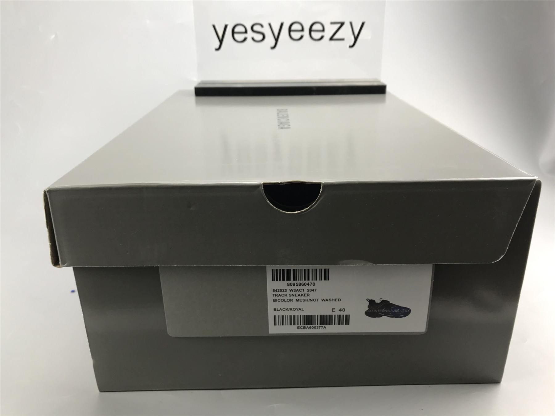 UA TRACK TRAINER BLACK ROYAL SNEAKER