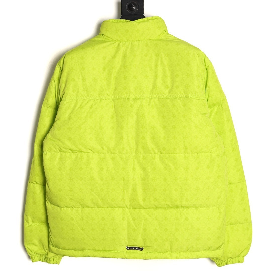 Ch*0me He**ts short puffer jacket