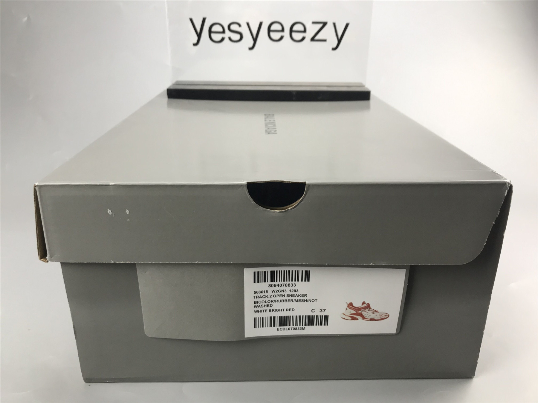UA TRACK 2 TRAINER WHITE BRIGHT RED SNEAKER