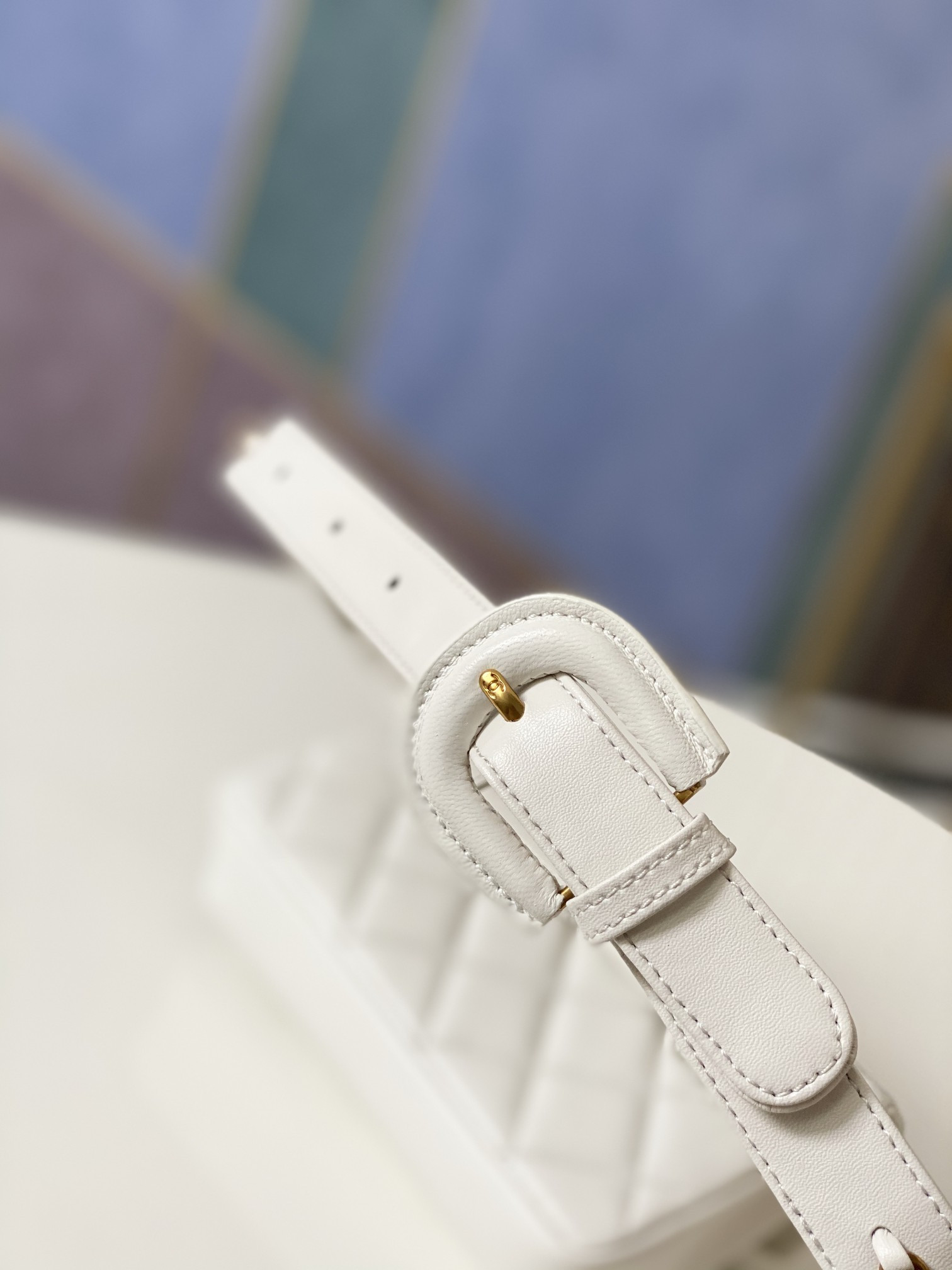 Ch**el quilted waist bag 18x12x3.5cm