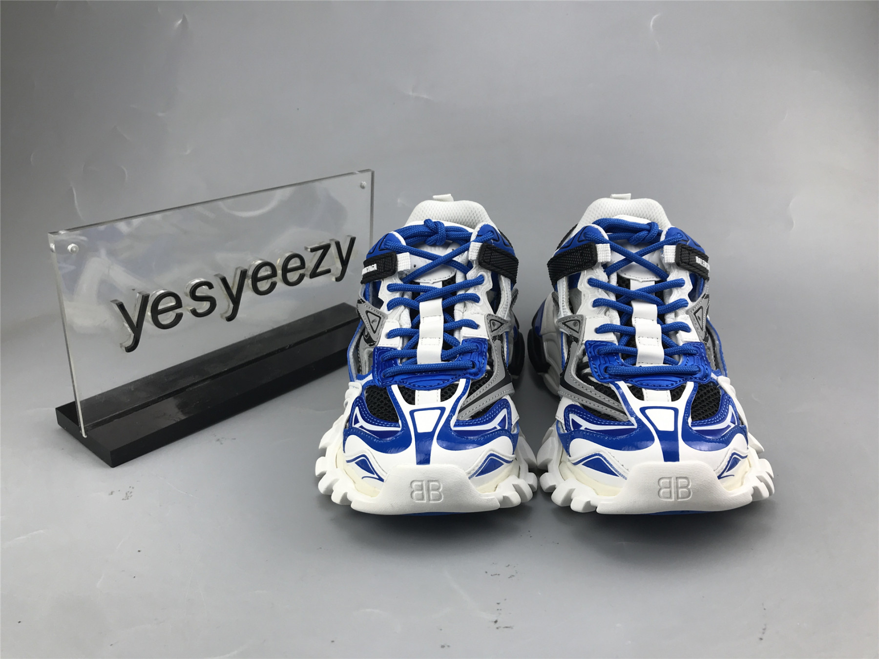 UA TRACK 2 OPEN SNEAKER WHITE ROYAL