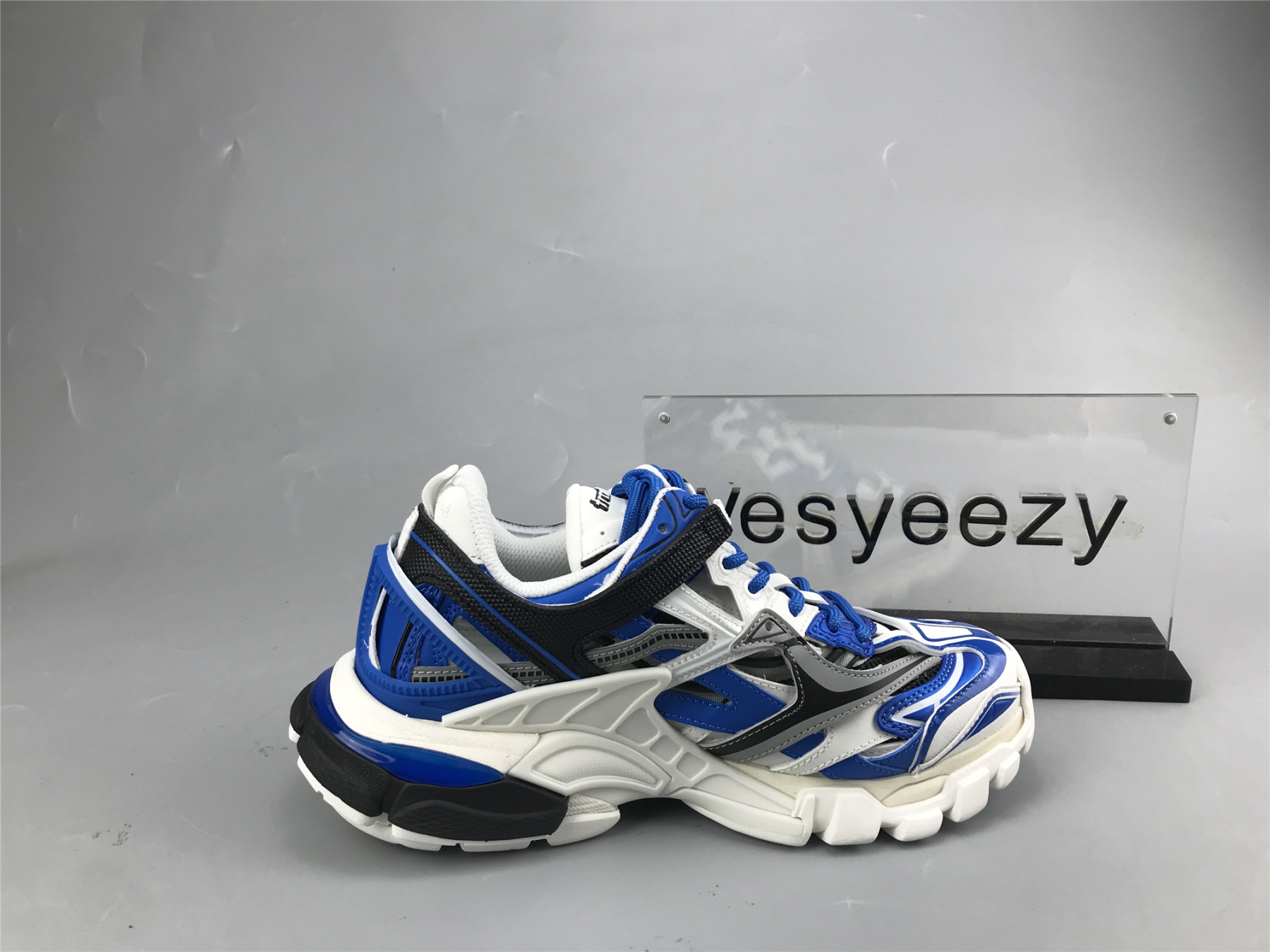 UA TRACK 2 OPEN SNEAKER WHITE ROYAL