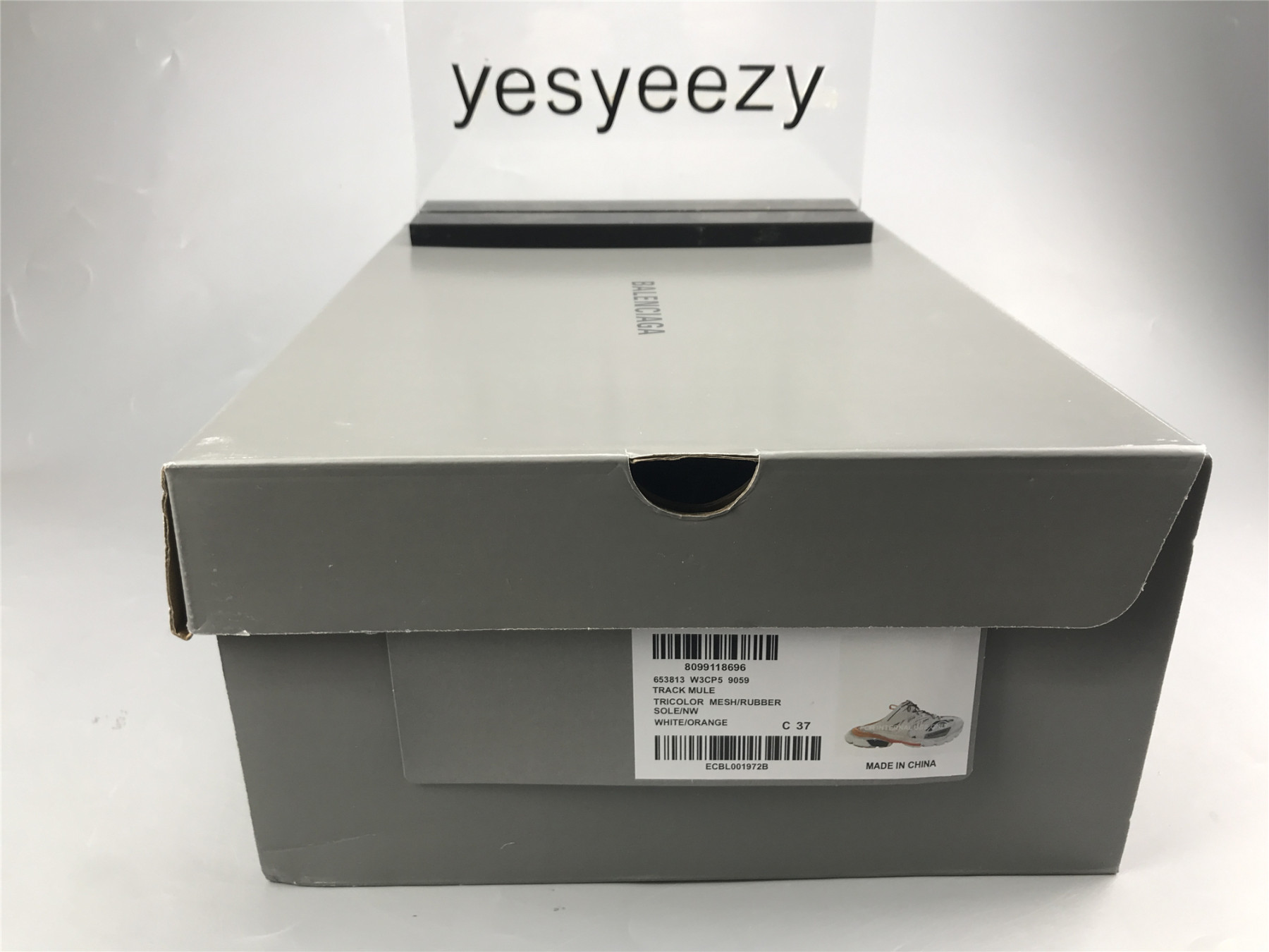 UA TRACK MULE WHITE ORANGE