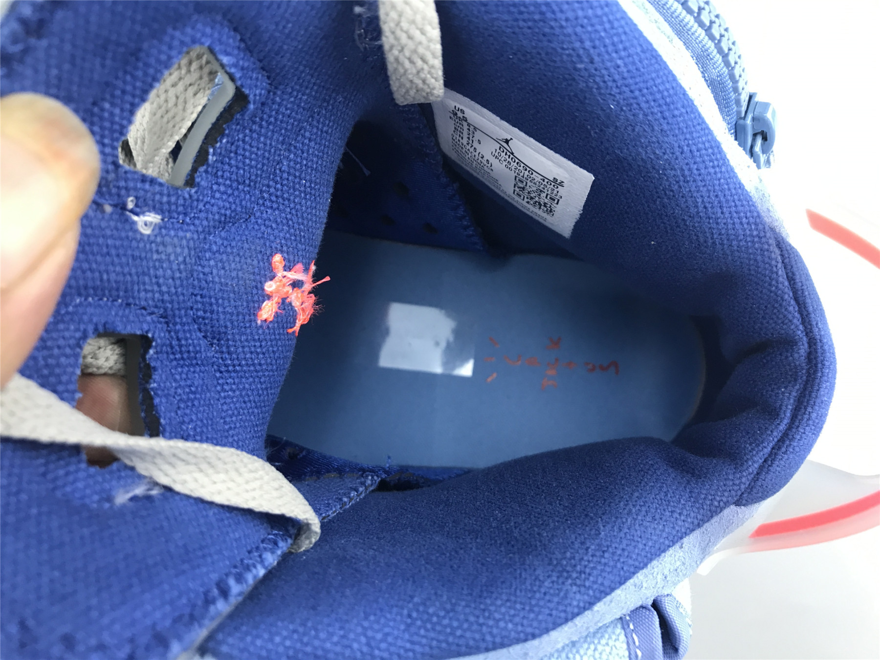 ua air jordan 6 N0r*h carolina blue