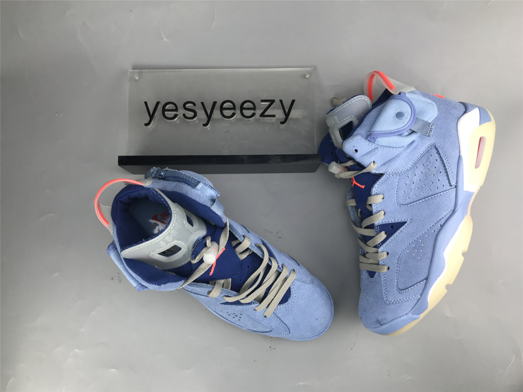 ua air jordan 6 N0r*h carolina blue