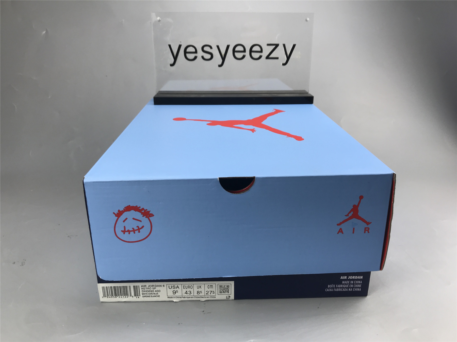 ua air jordan 6 N0r*h carolina blue