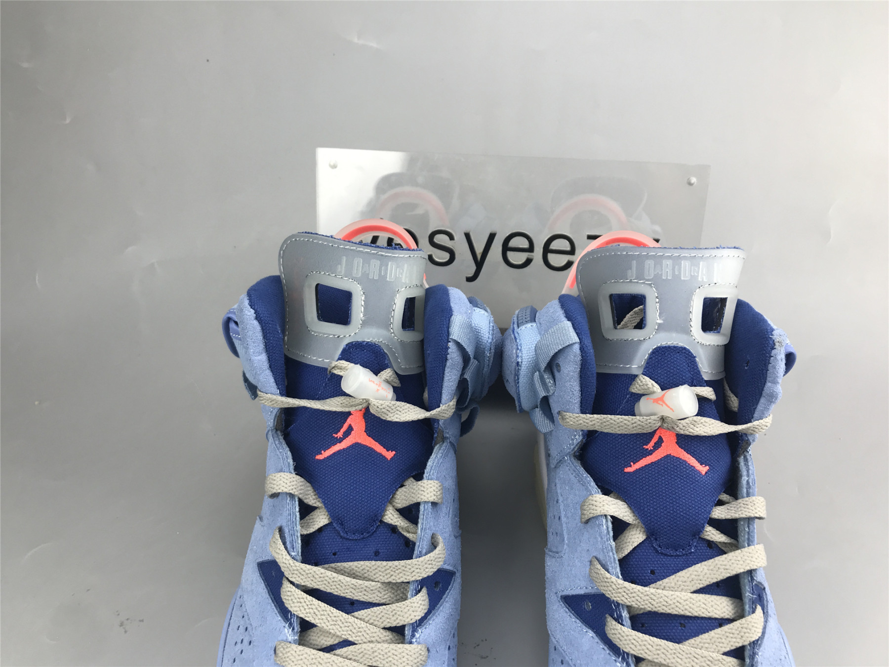 ua air jordan 6 N0r*h carolina blue