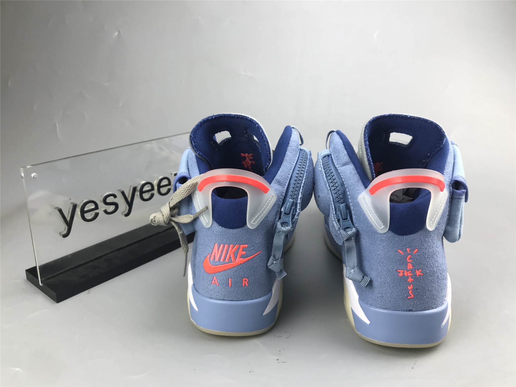 ua air jordan 6 N0r*h carolina blue