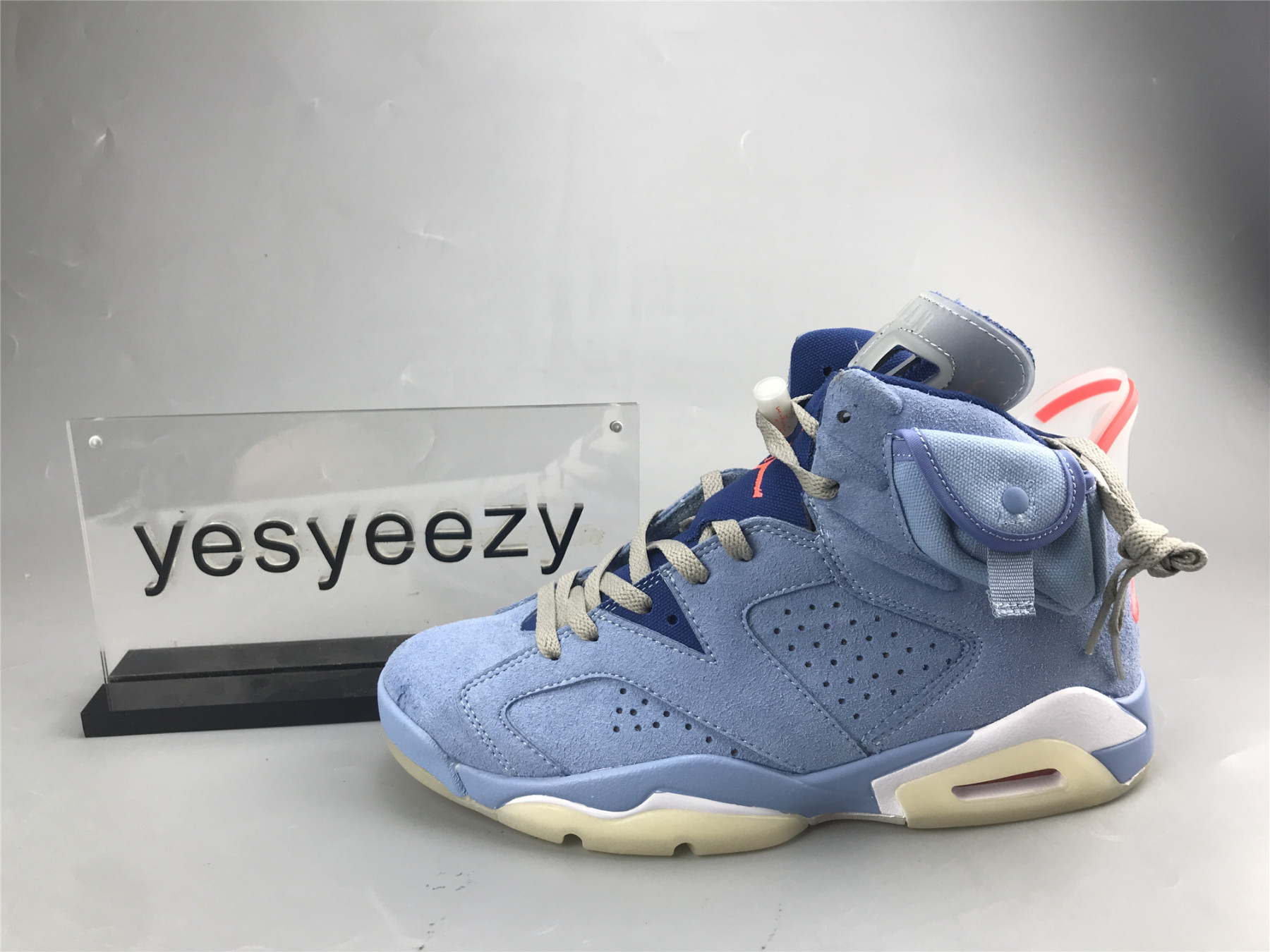 ua air jordan 6 N0r*h carolina blue