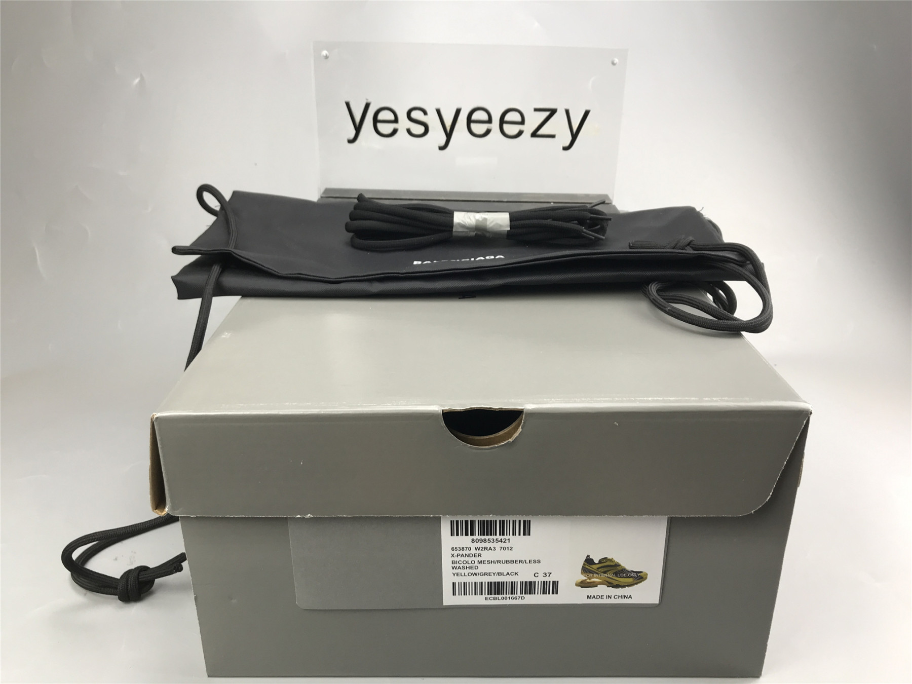 UA X-PANDER YELLOW GREY BLACK