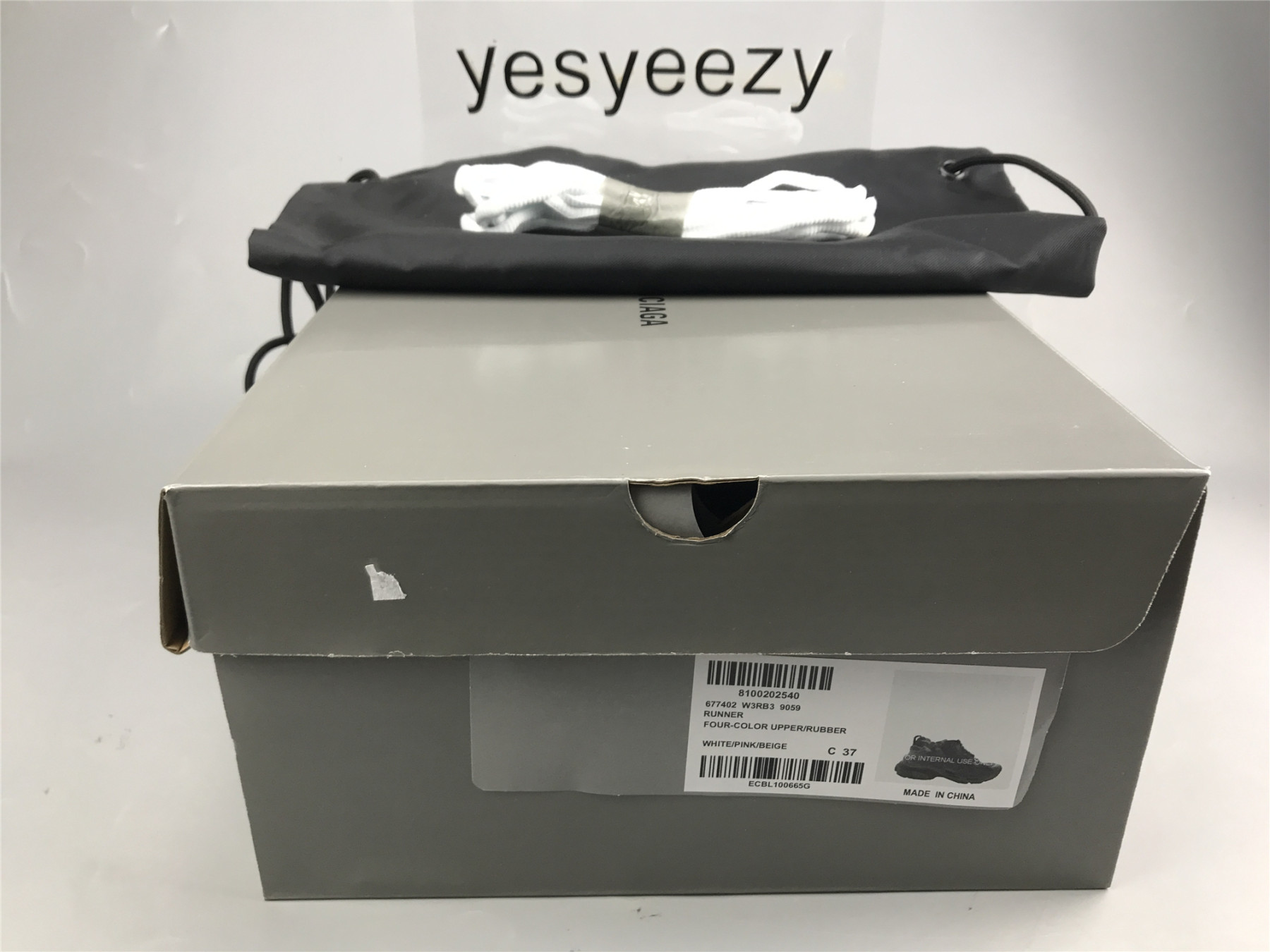 UA RUNNER WHITE PINK BEIGE