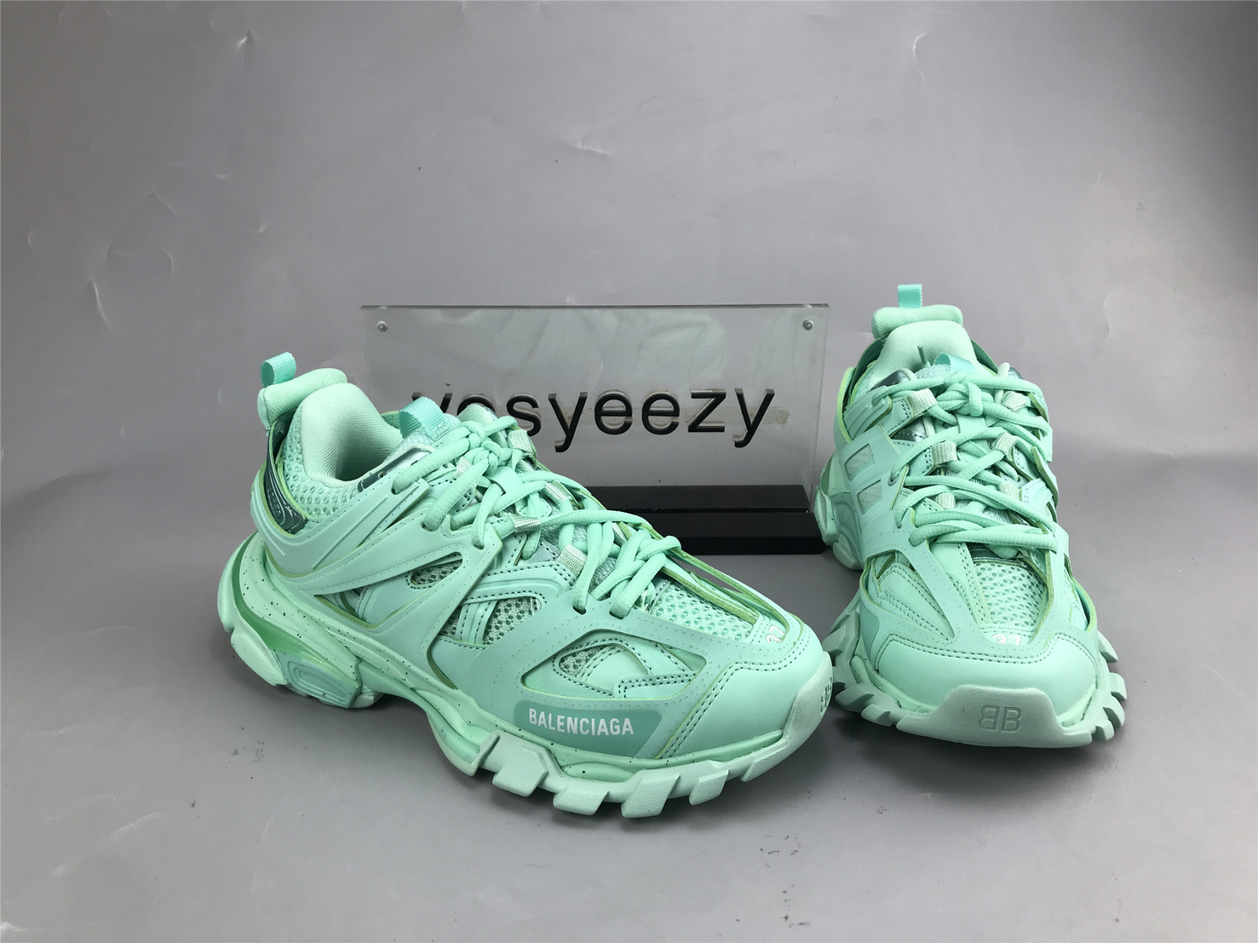 UA TRACK SNEAKER RECYCLED MINT