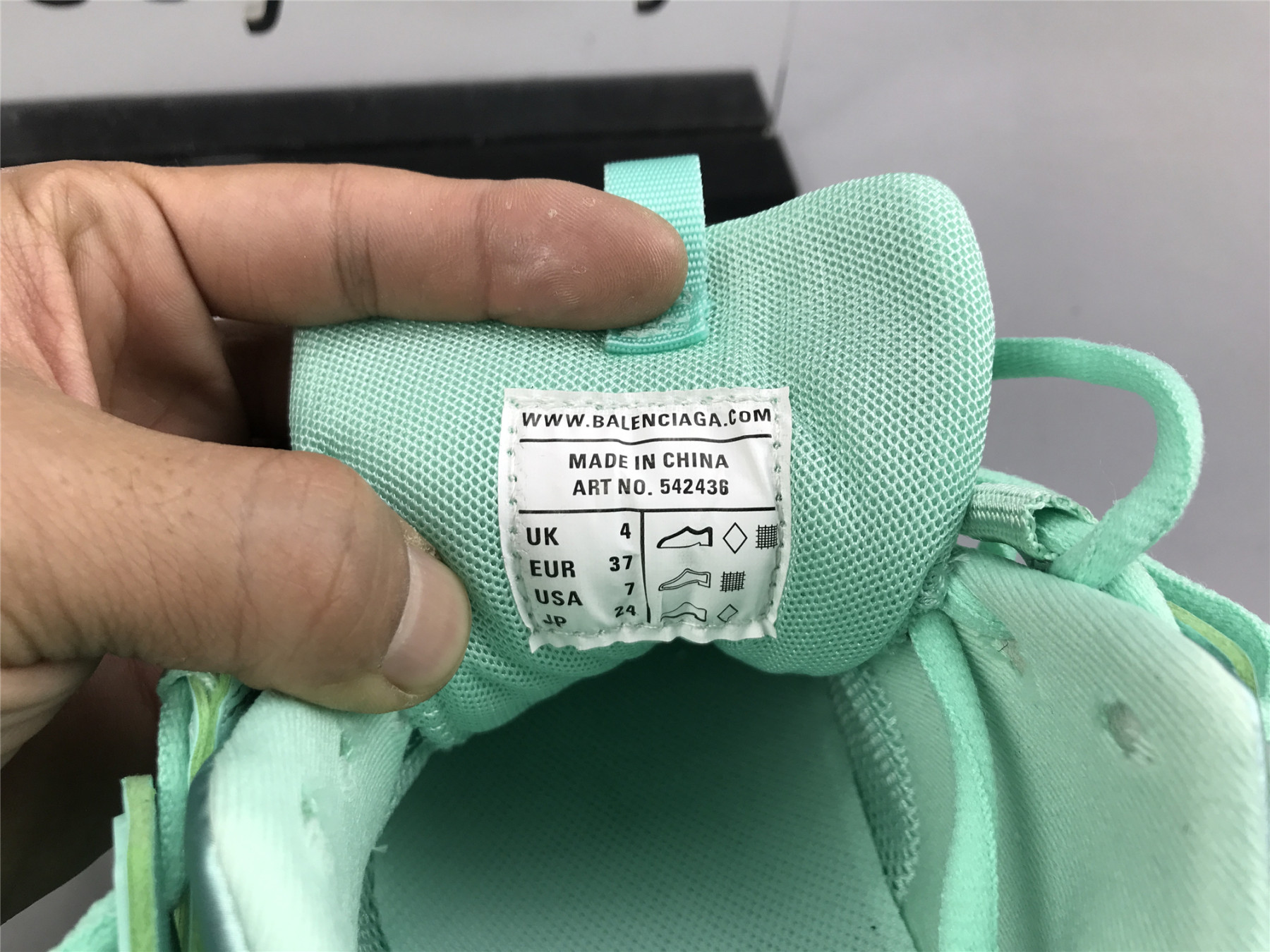 UA TRACK SNEAKER RECYCLED MINT