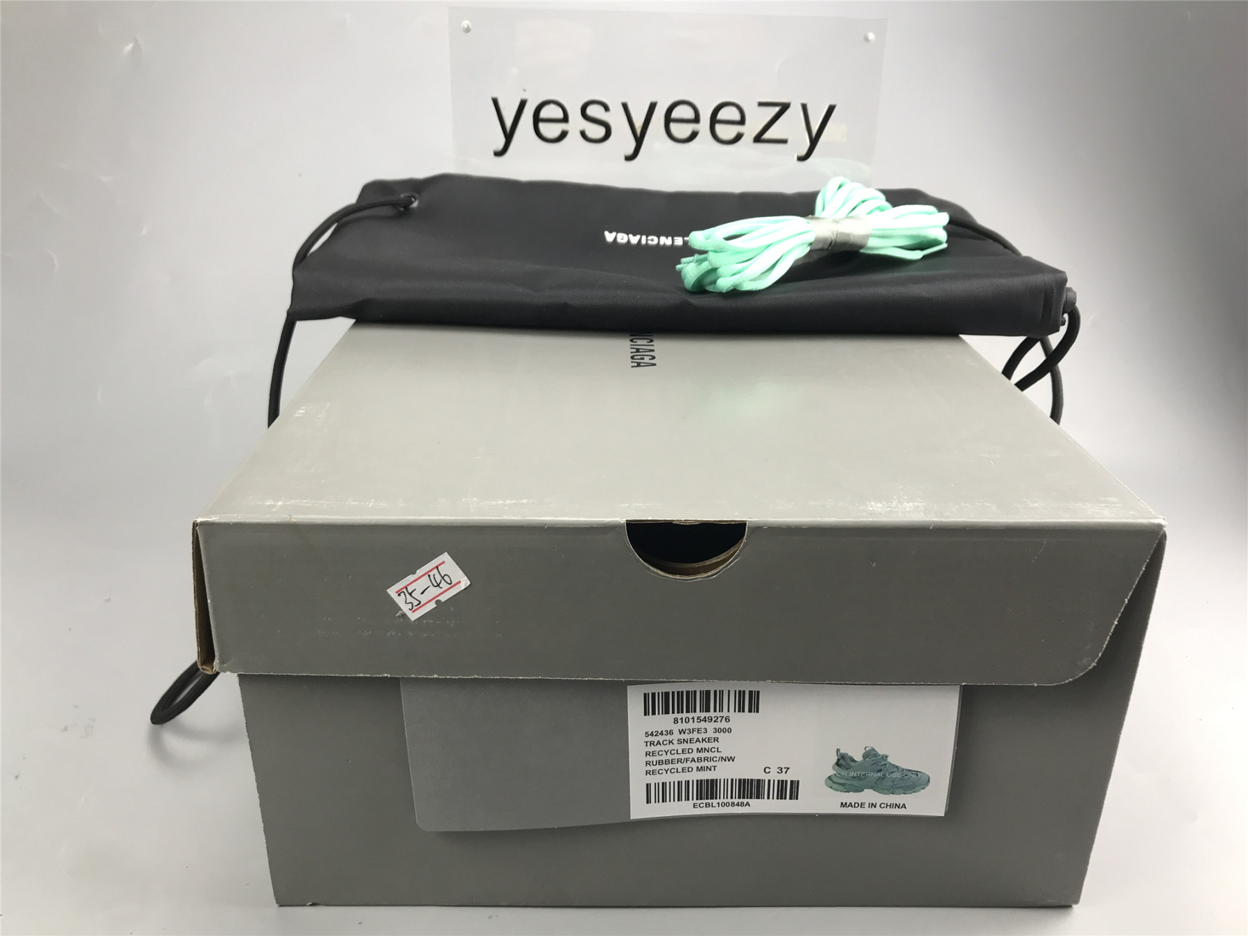 UA TRACK SNEAKER RECYCLED MINT