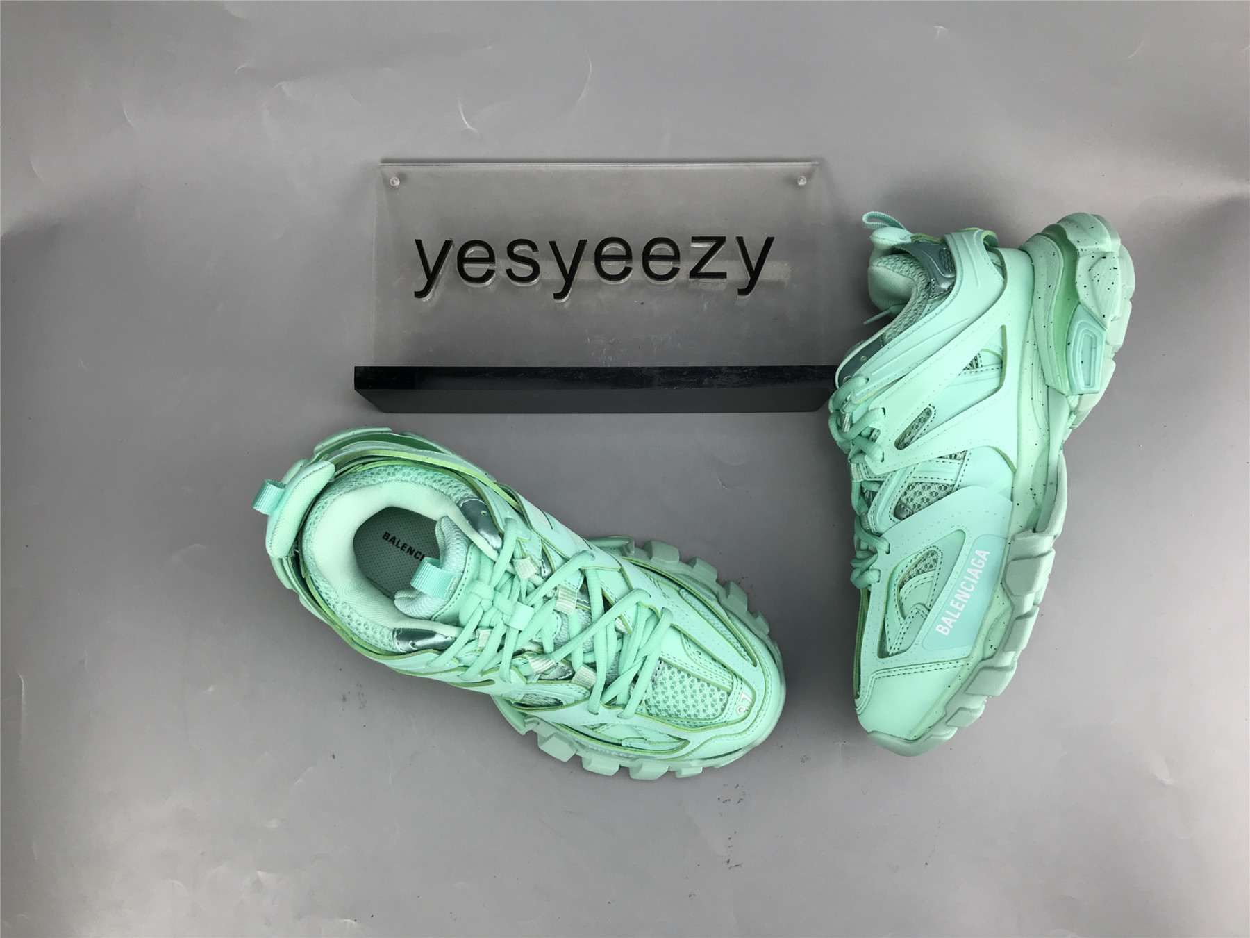 UA TRACK SNEAKER RECYCLED MINT