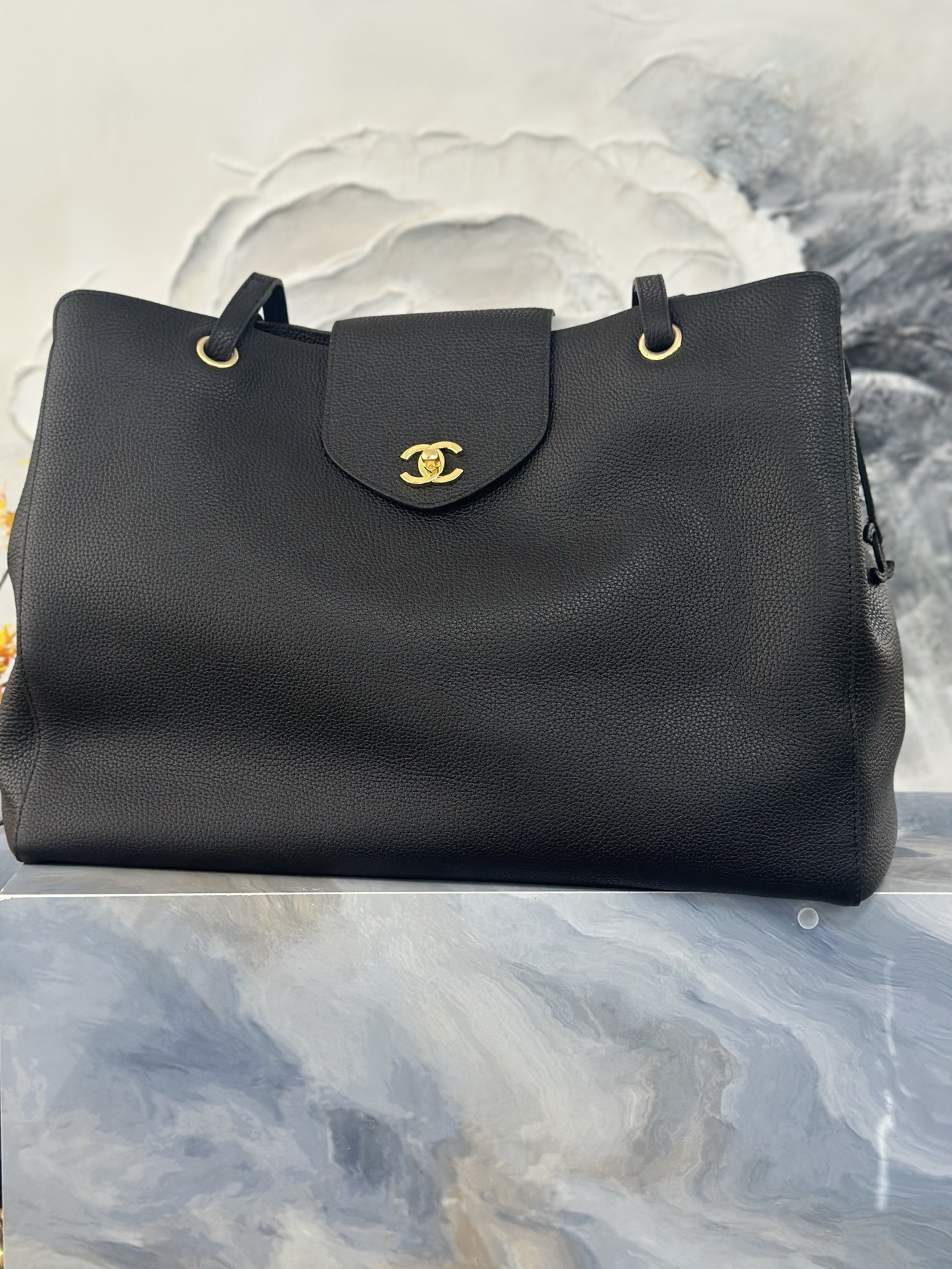 Ch**el large shopping bag as6245 36x46x20cm