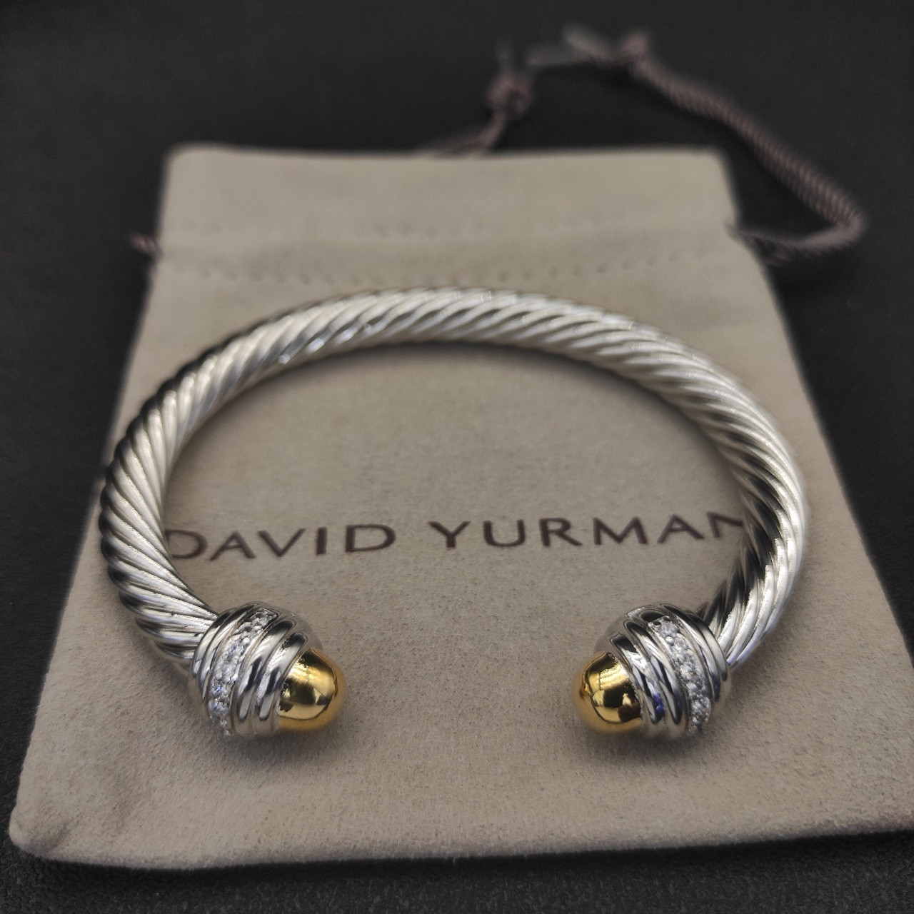 dau1d Yvrm*n 7mm wrap bracelet(wrist circumference 15-20cm)